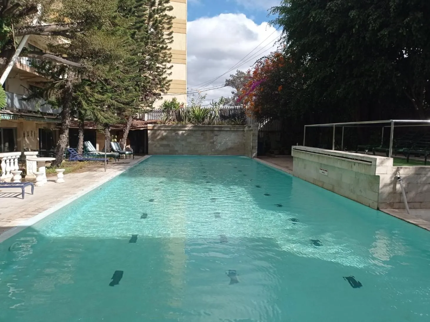 Pool view in Sunny Garden