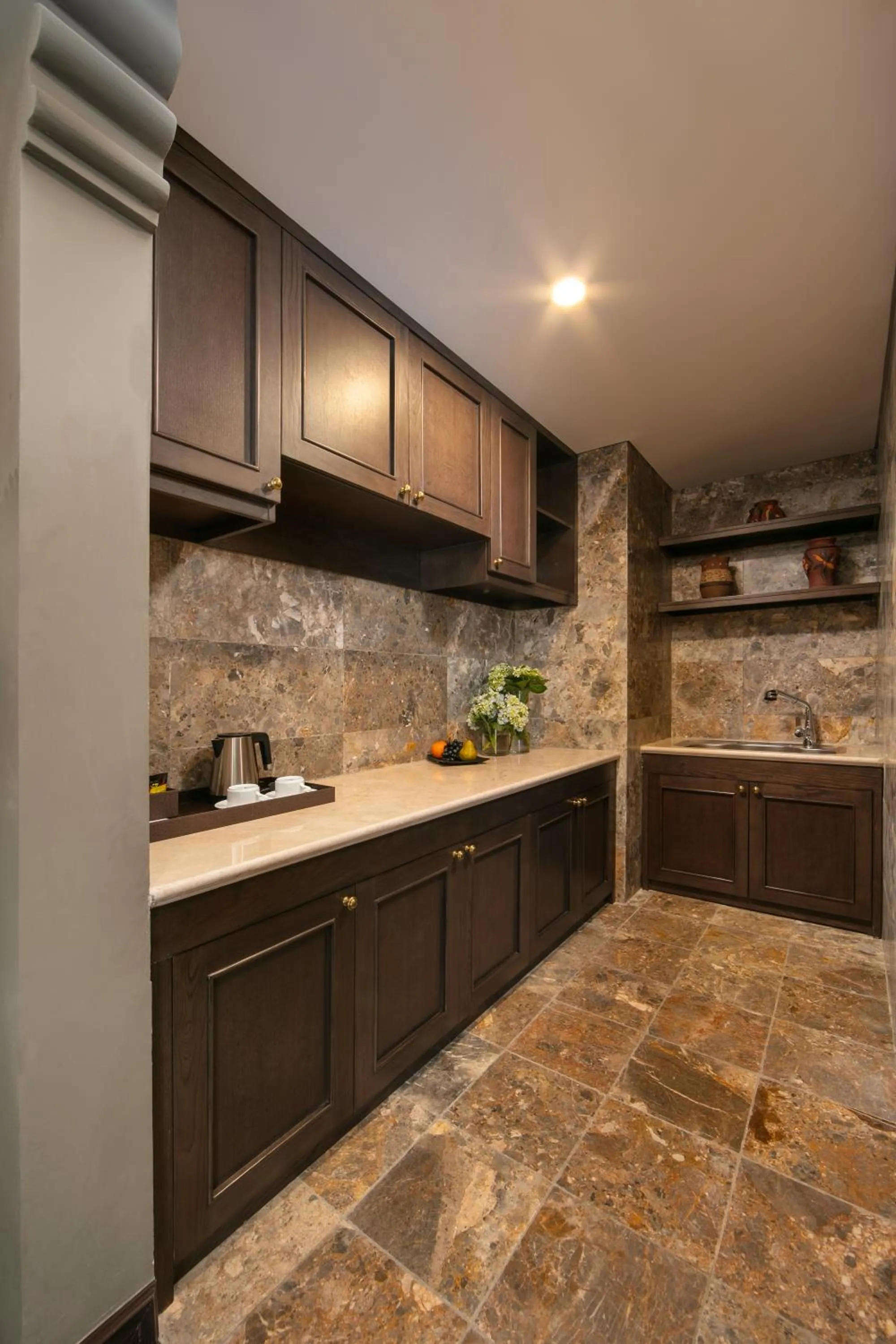 Kitchen or kitchenette in Pistachio Hotel Sapa