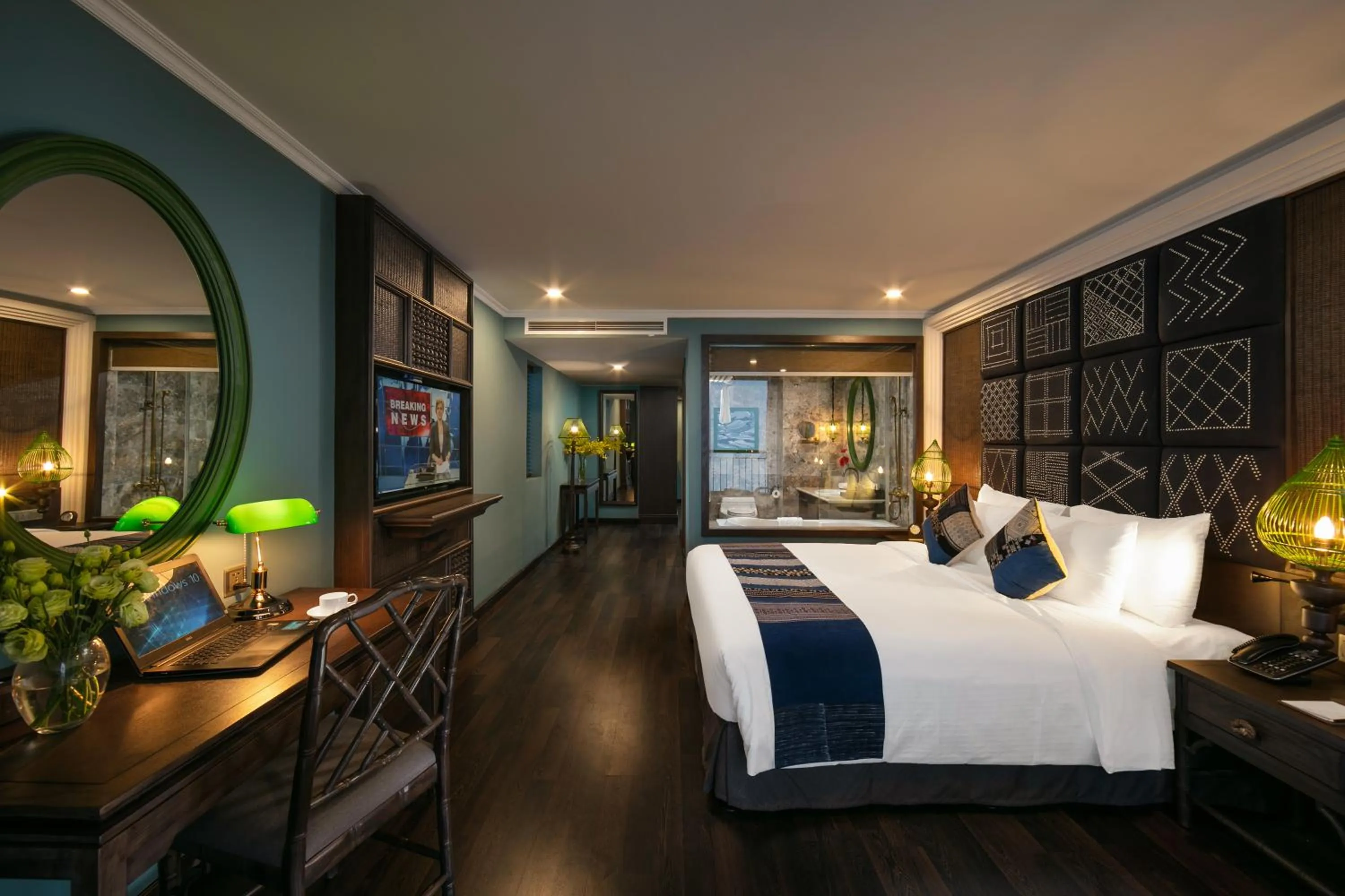 Photo of the whole room, Bed in Pistachio Hotel Sapa