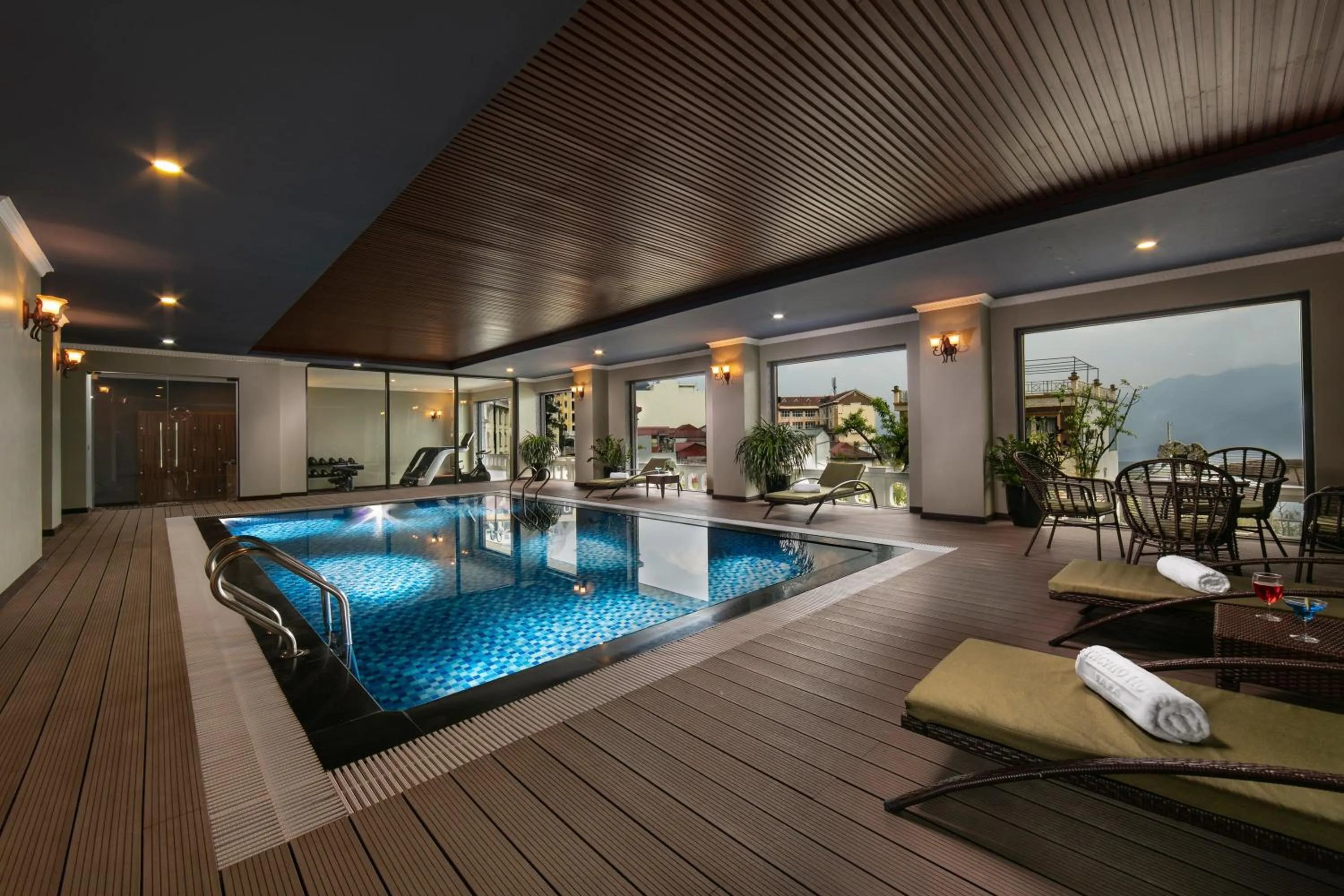 Swimming pool in Pistachio Hotel Sapa