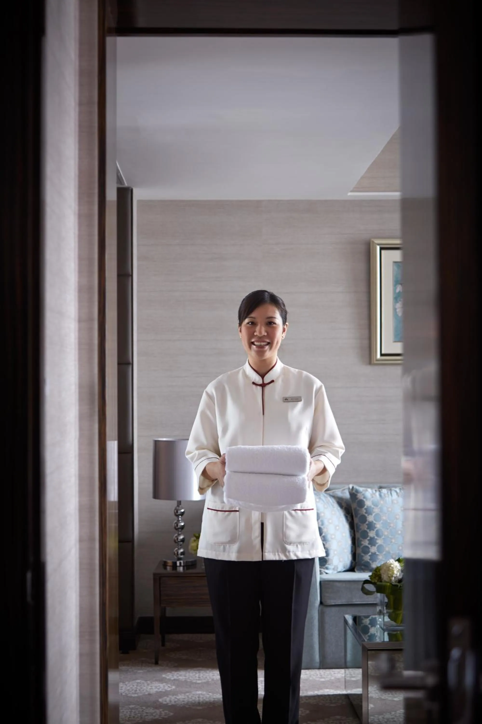 Staff in Dorsett Kwun Tong, Hong Kong