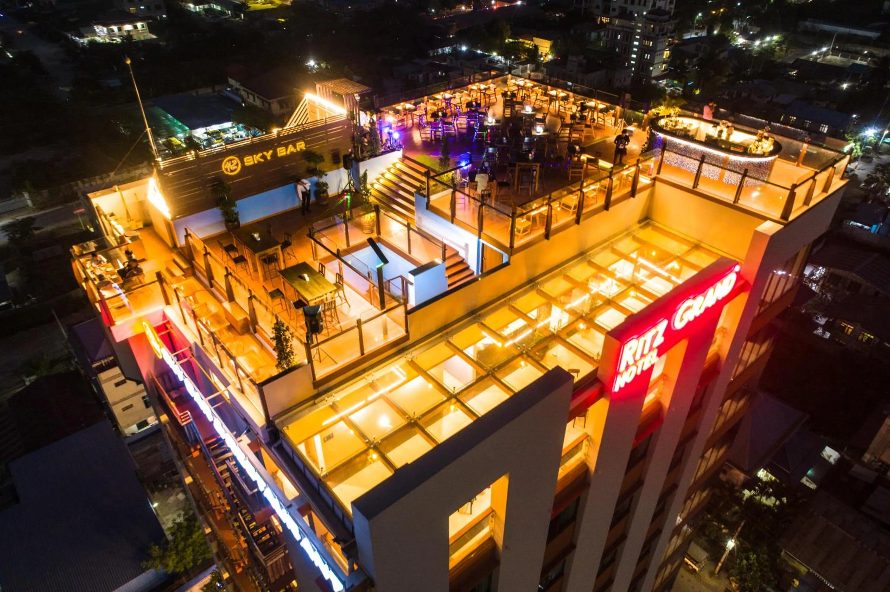 Bird's eye view in Ritz Grand Hotel Mandalay