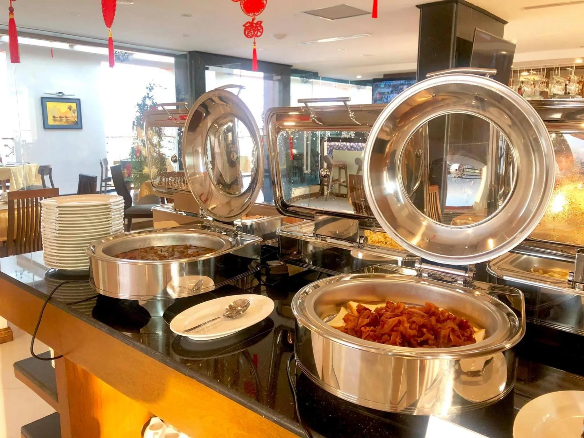 Breakfast in Ritz Grand Hotel Mandalay