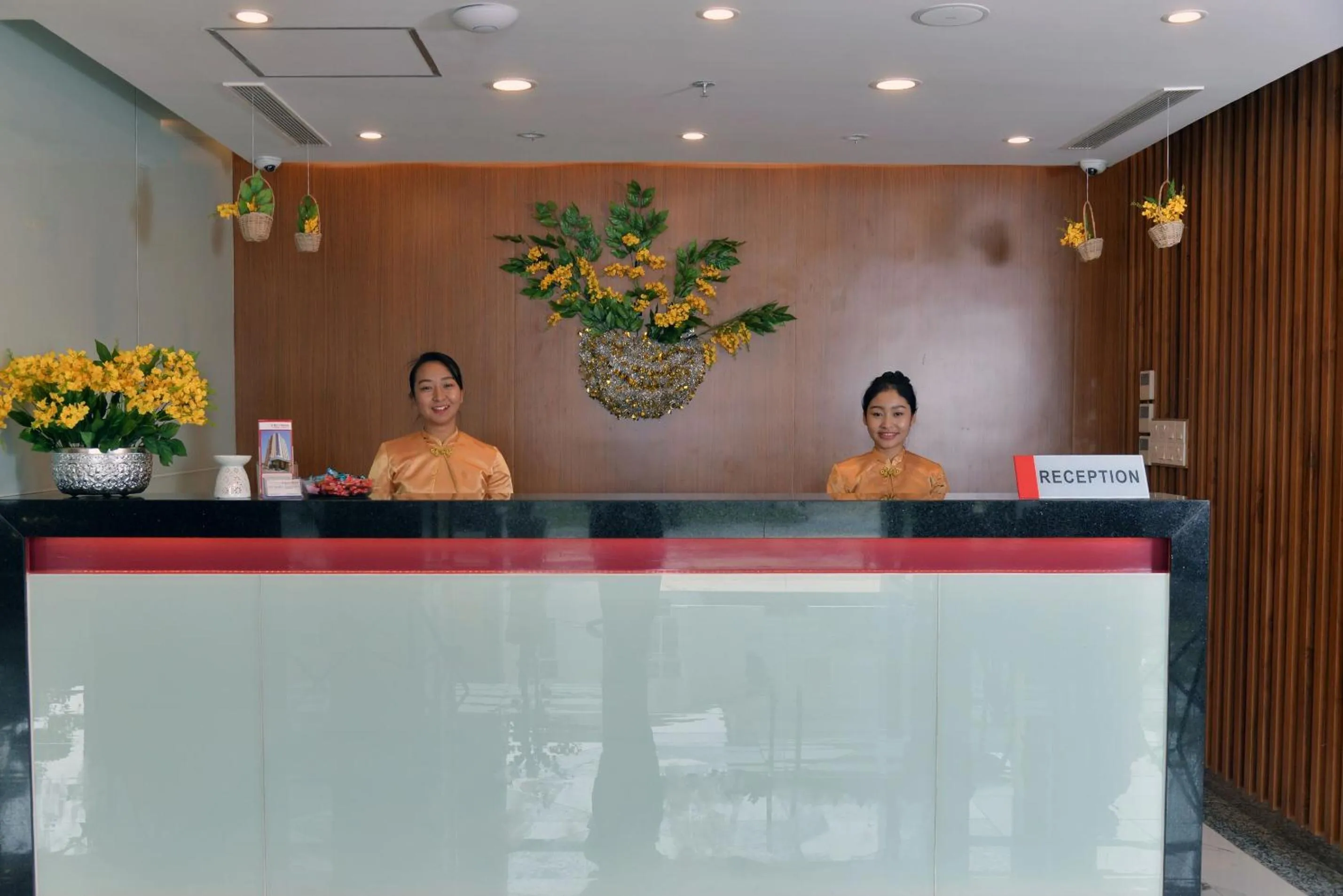 Staff in Ritz Grand Hotel Mandalay