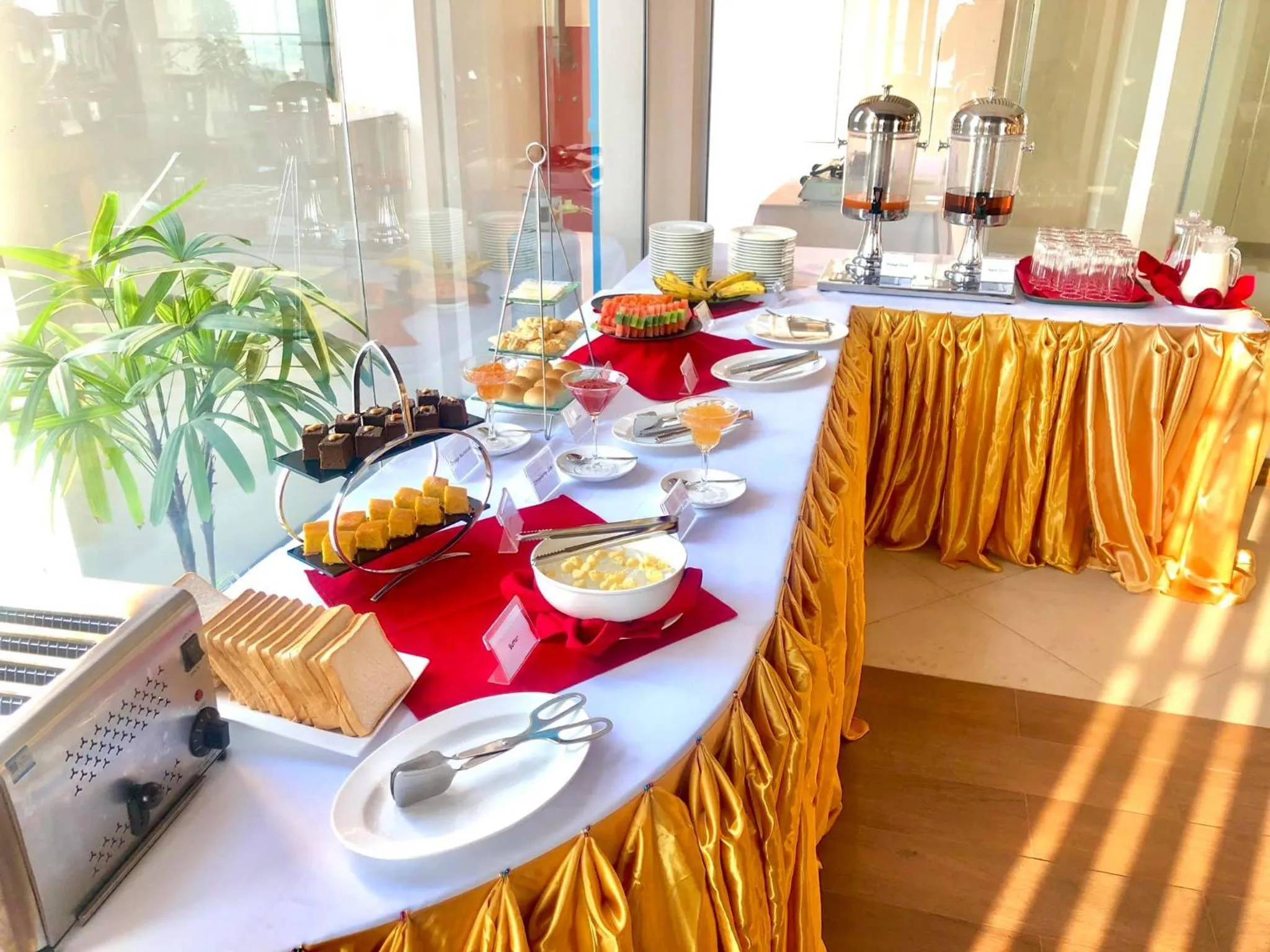 Breakfast in Ritz Grand Hotel Mandalay