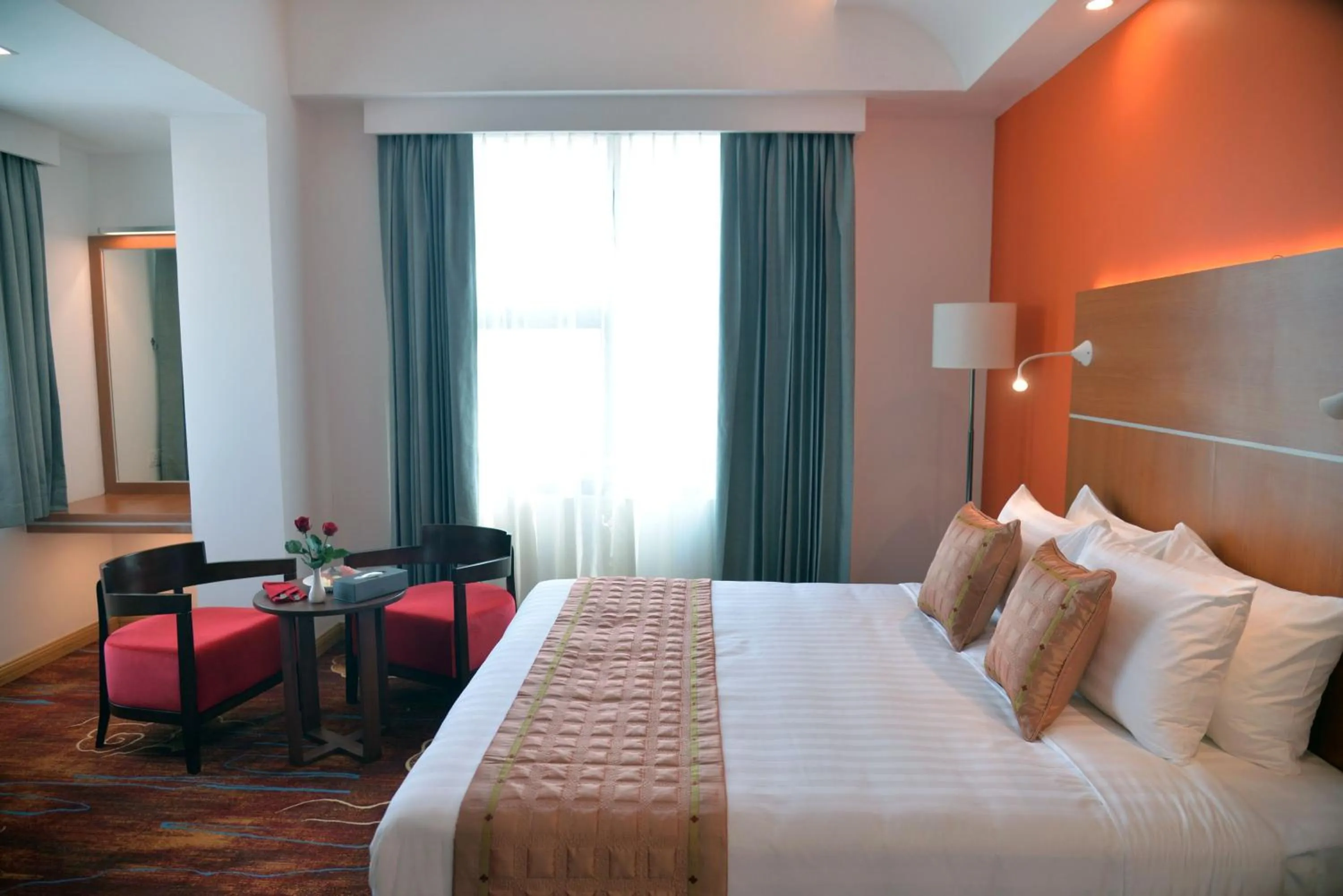 Bed in Ritz Grand Hotel Mandalay