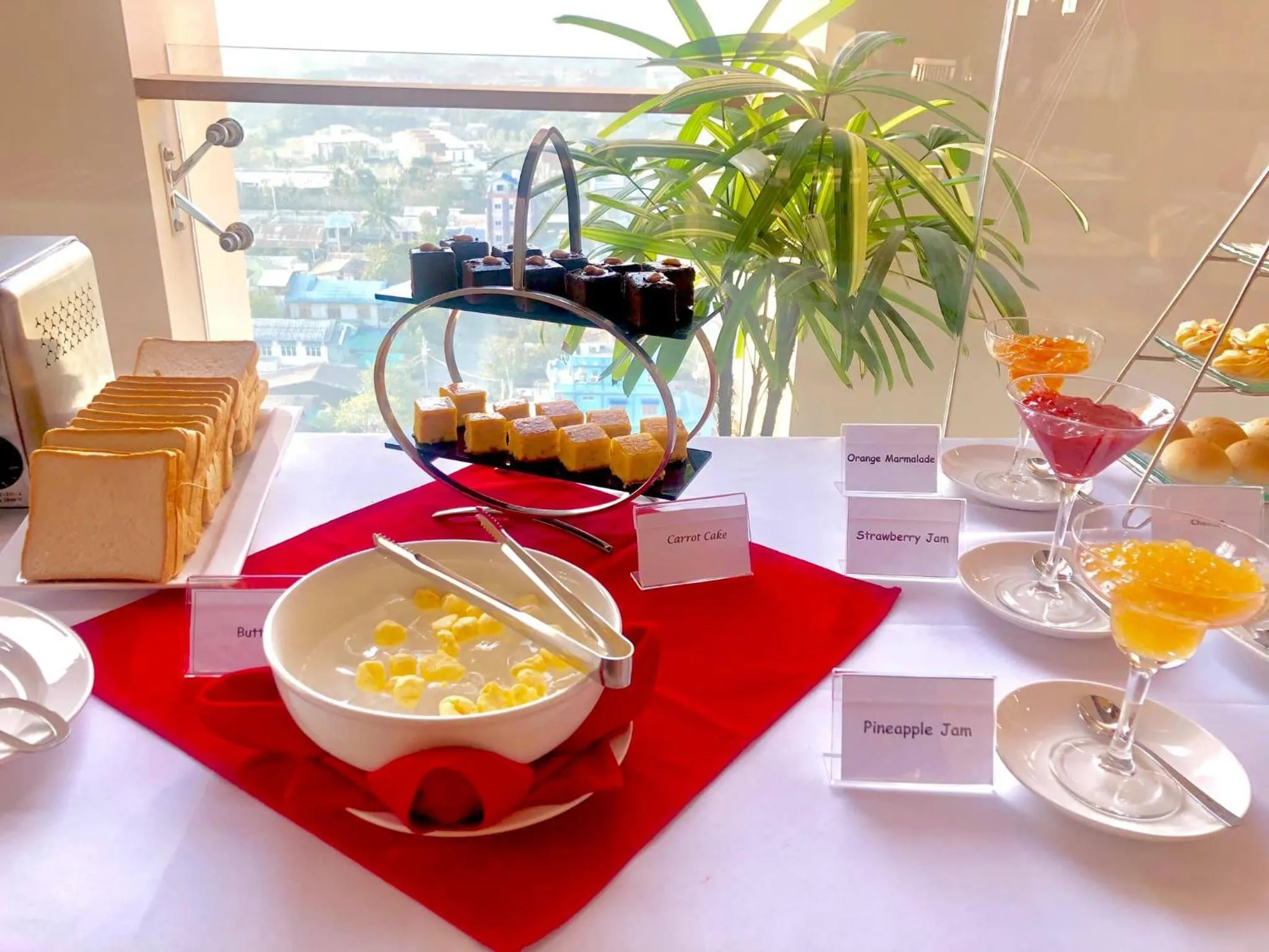 Breakfast in Ritz Grand Hotel Mandalay