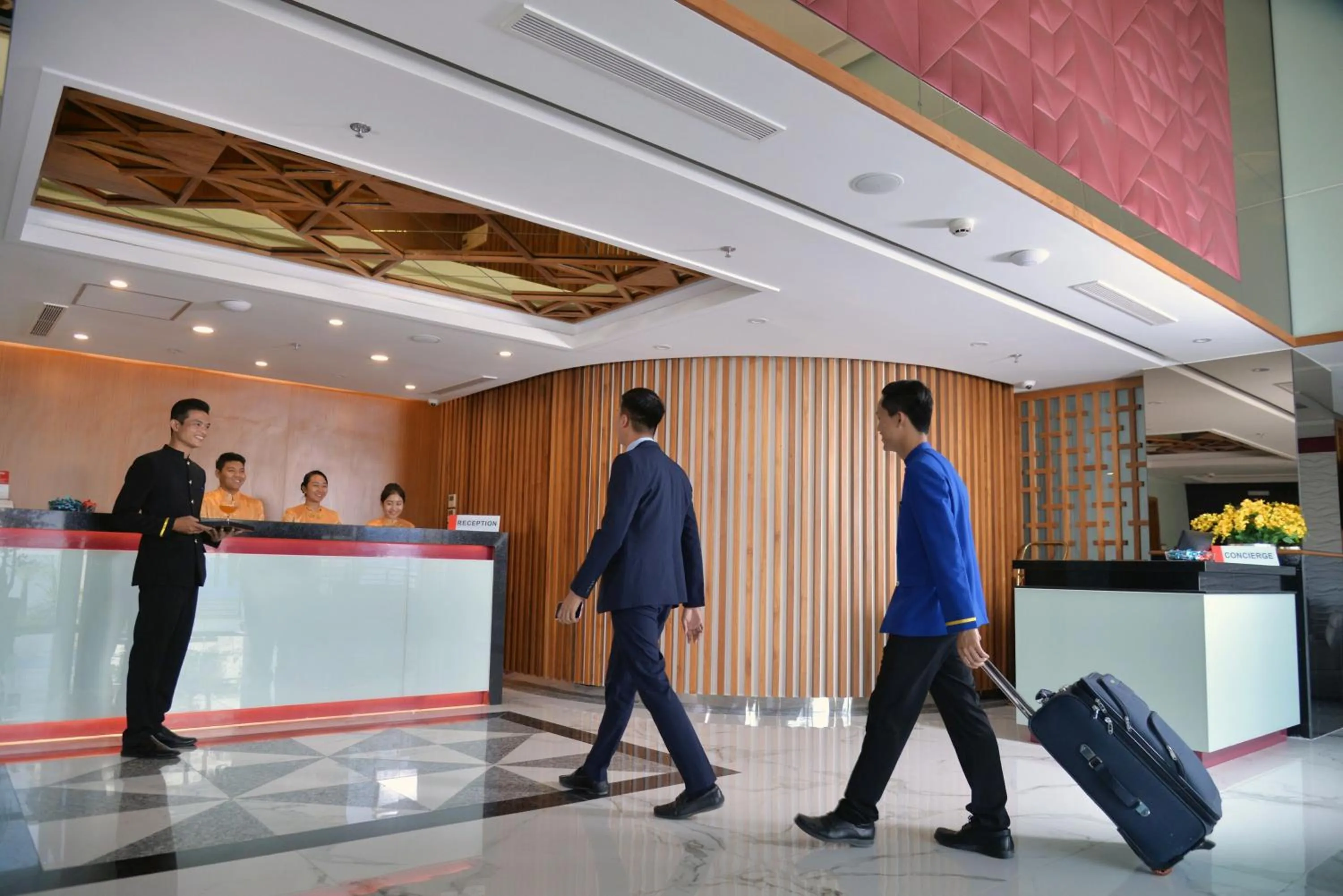 Lobby or reception in Ritz Grand Hotel Mandalay