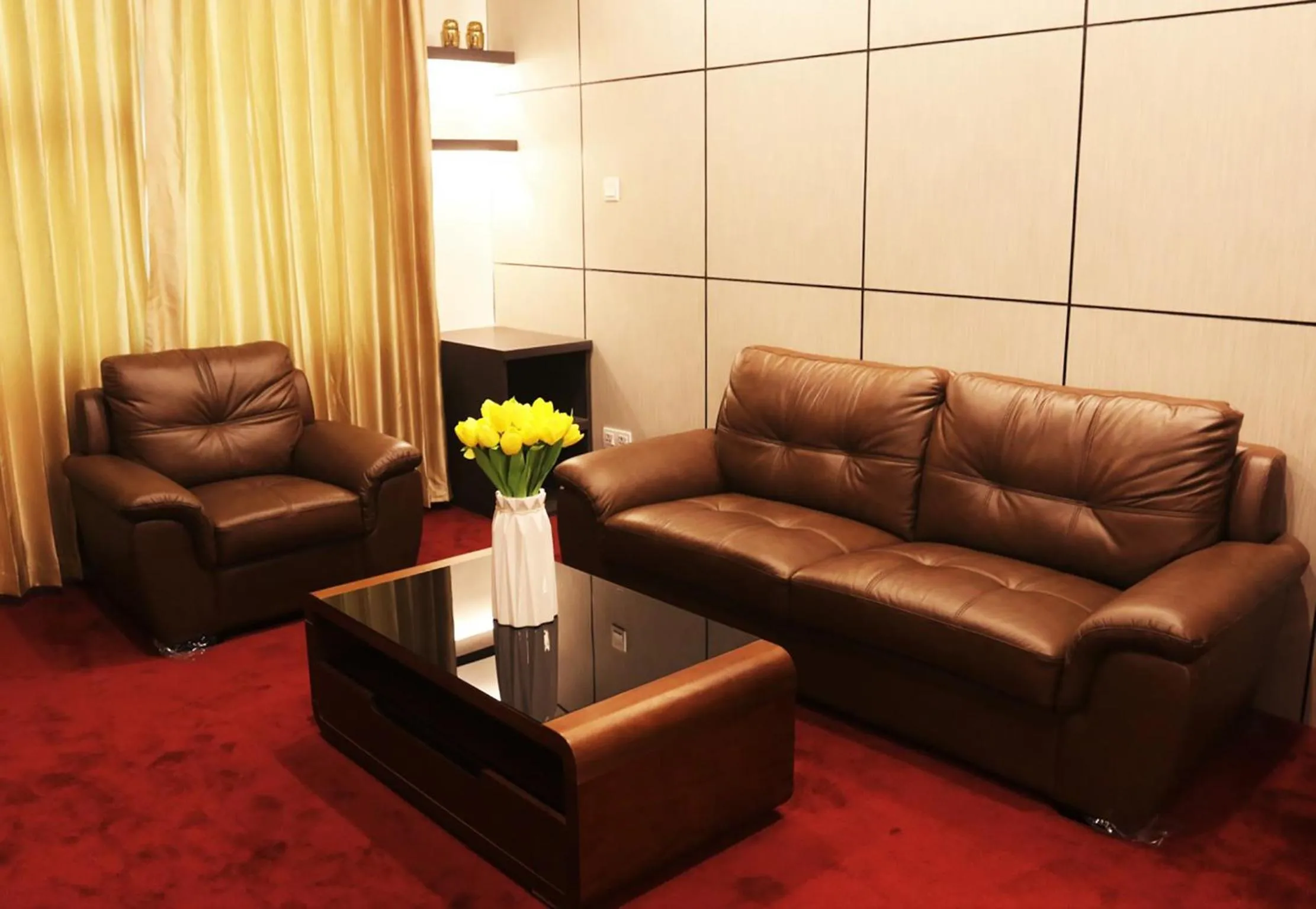 Living room in Ritz Grand Hotel Mandalay