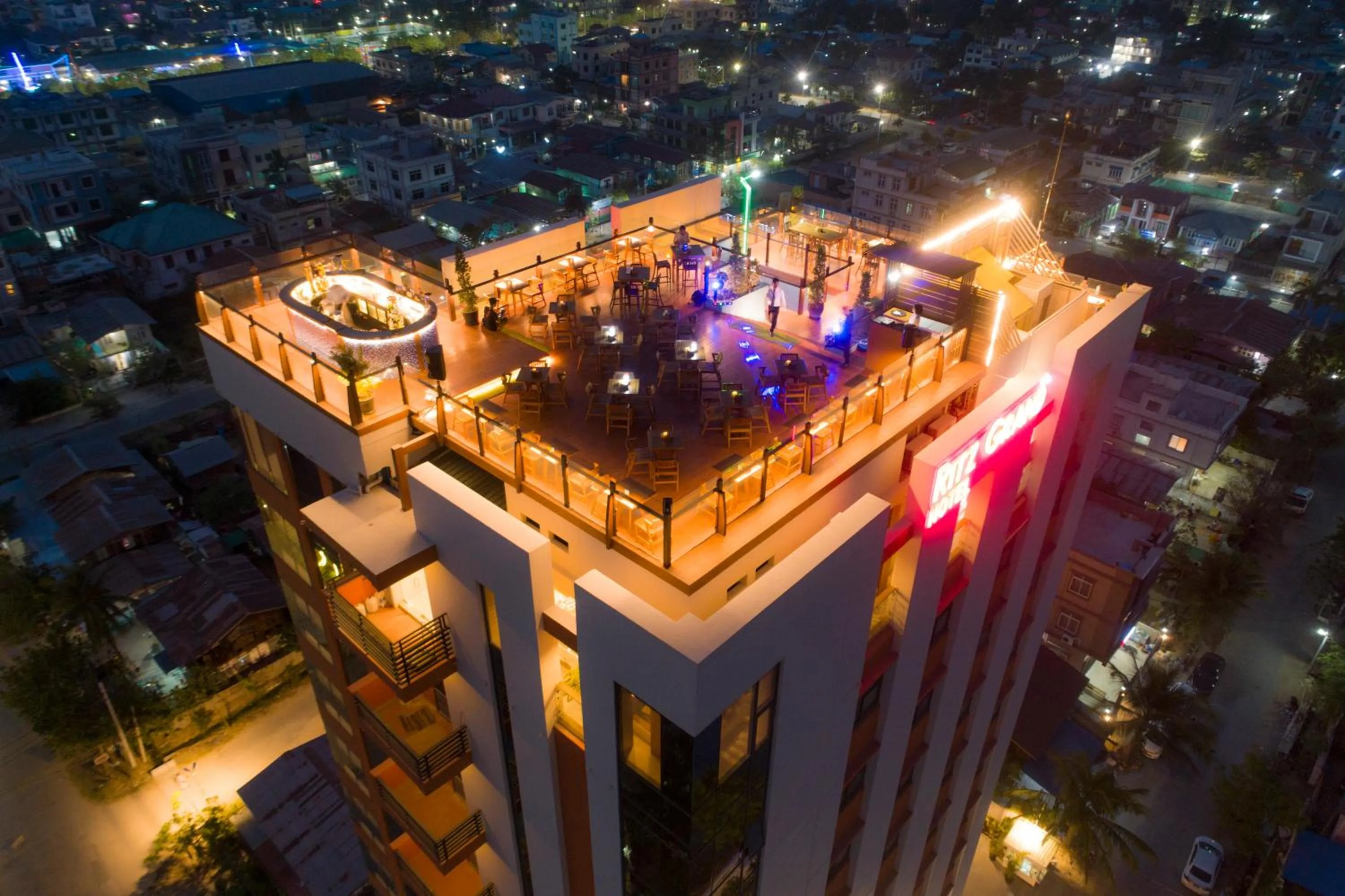 Bird's eye view in Ritz Grand Hotel Mandalay