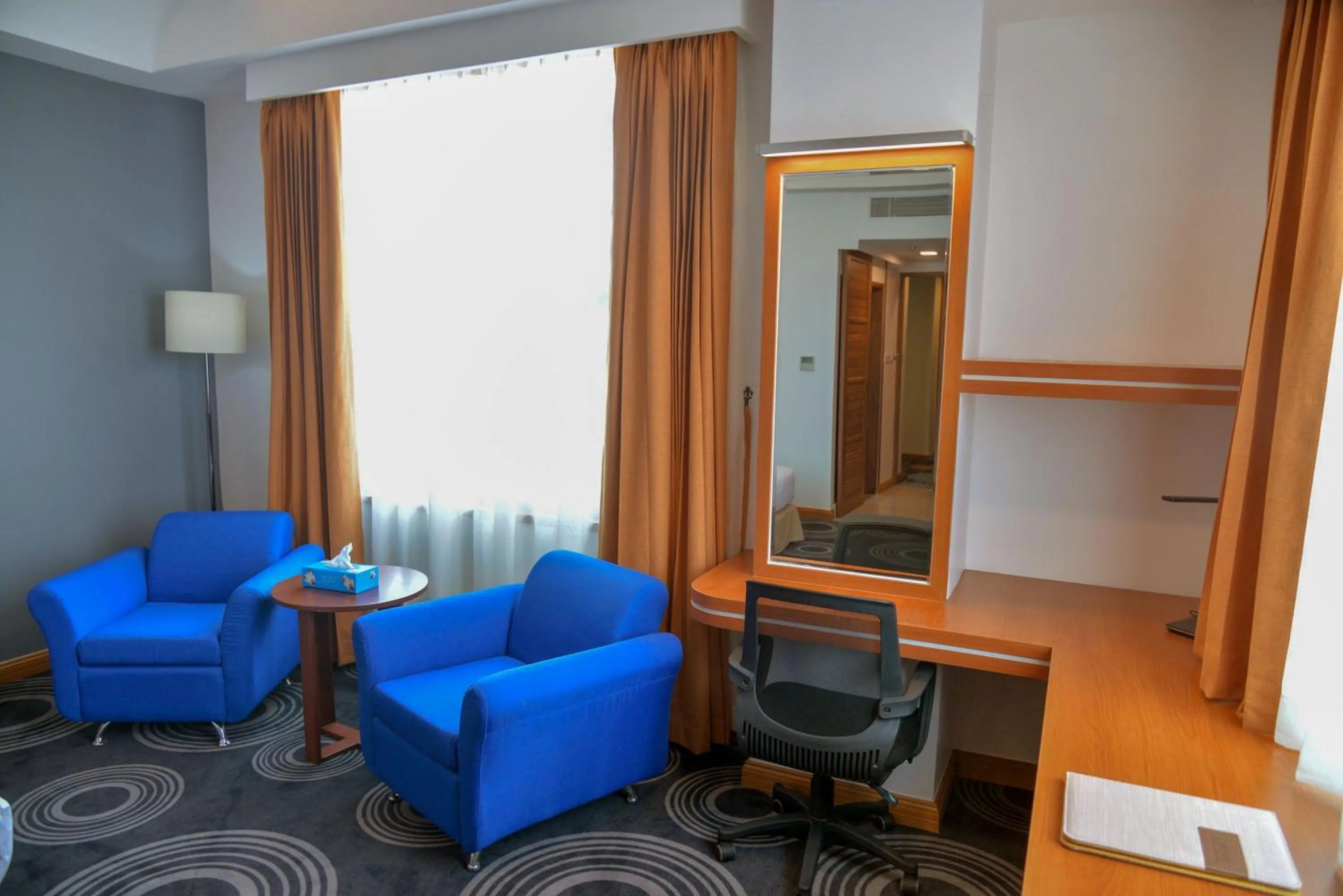 Living room in Ritz Grand Hotel Mandalay