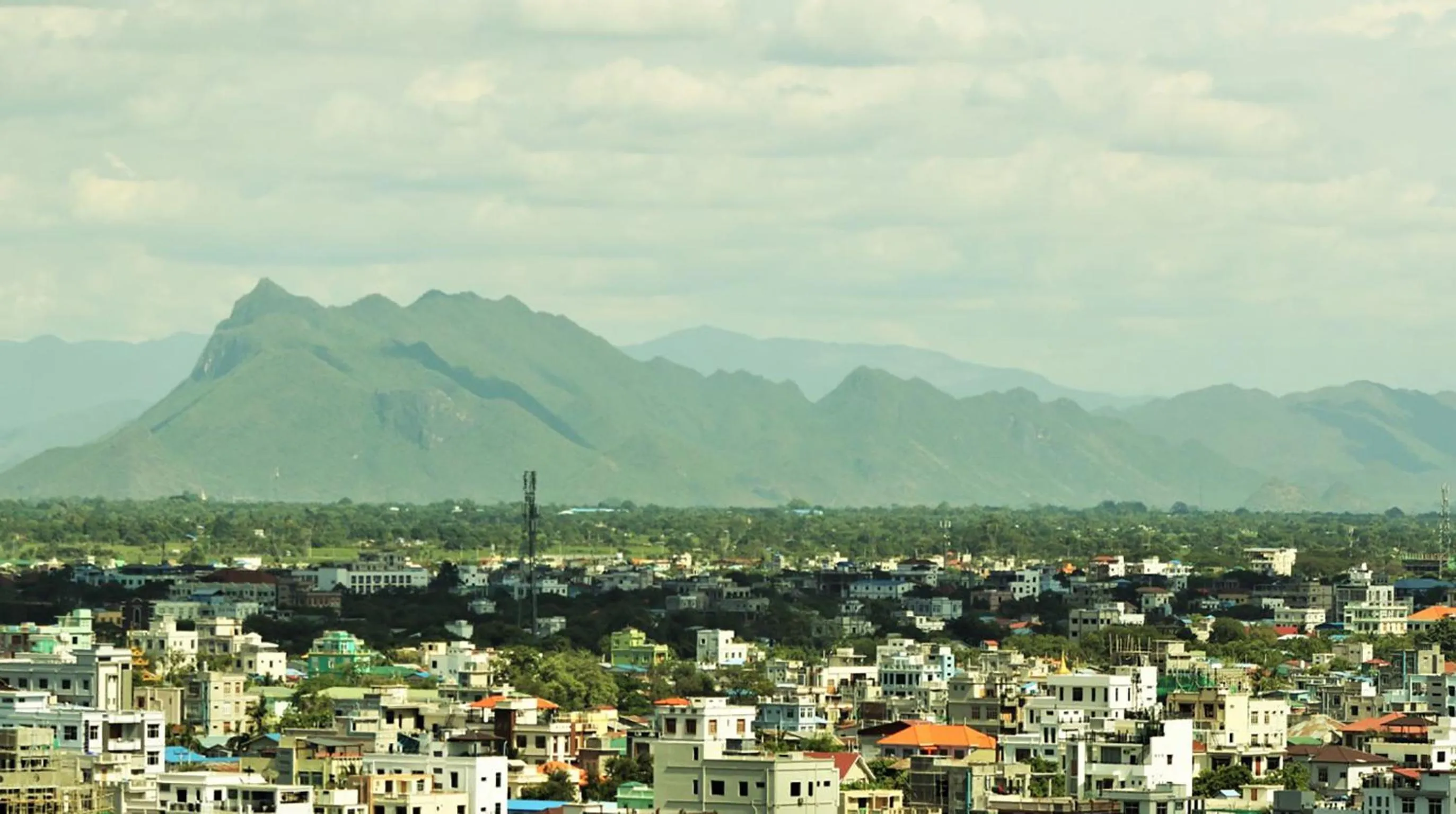 Mountain view in Ritz Grand Hotel Mandalay