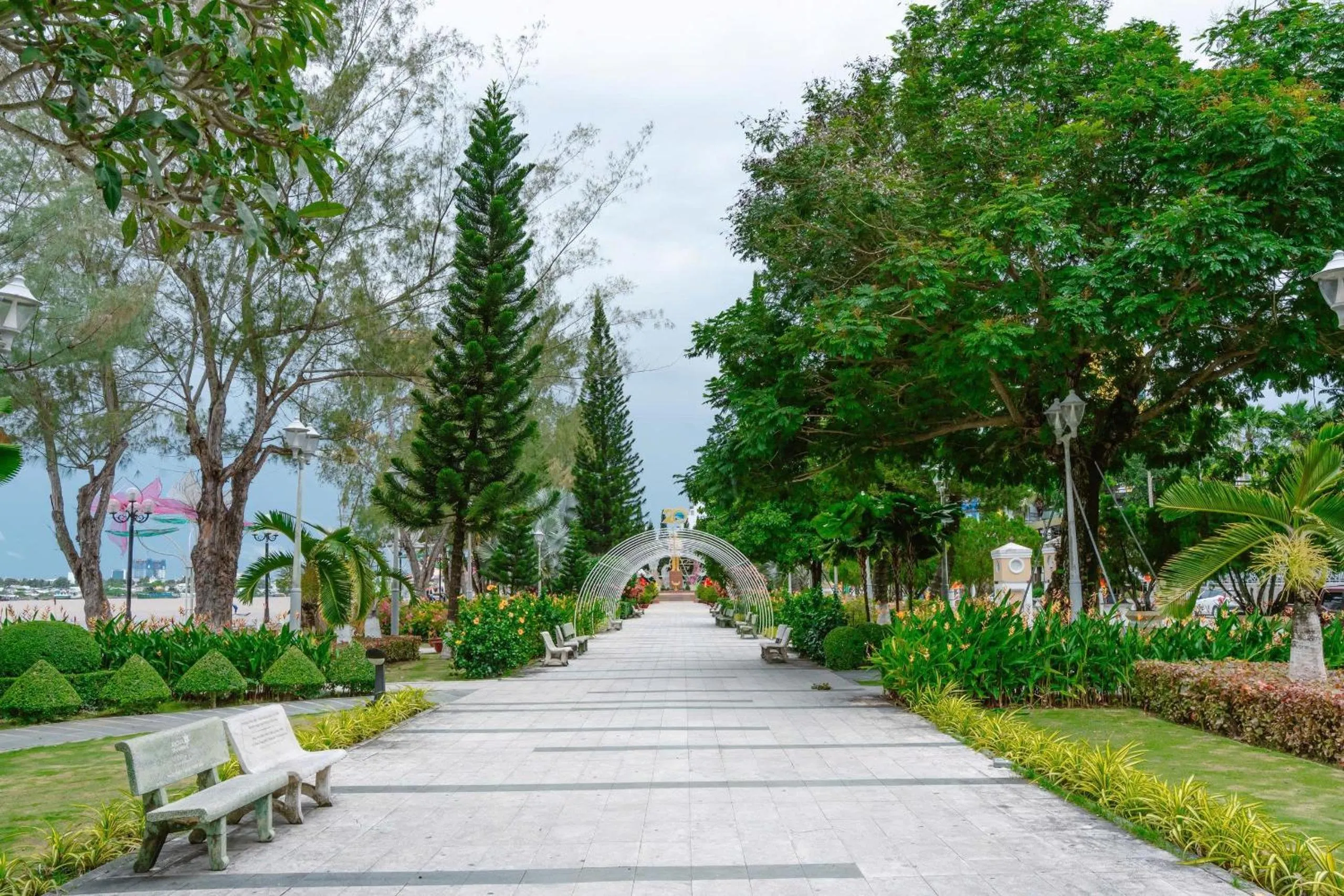 Natural landscape in Kim Thuy Hotel