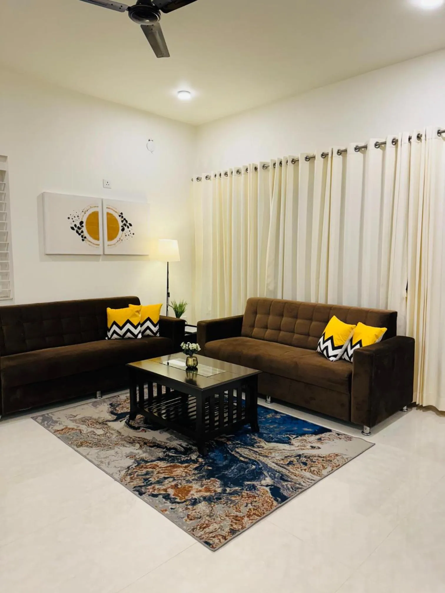 Living room in Olive Serviced Apartments HSR Layout