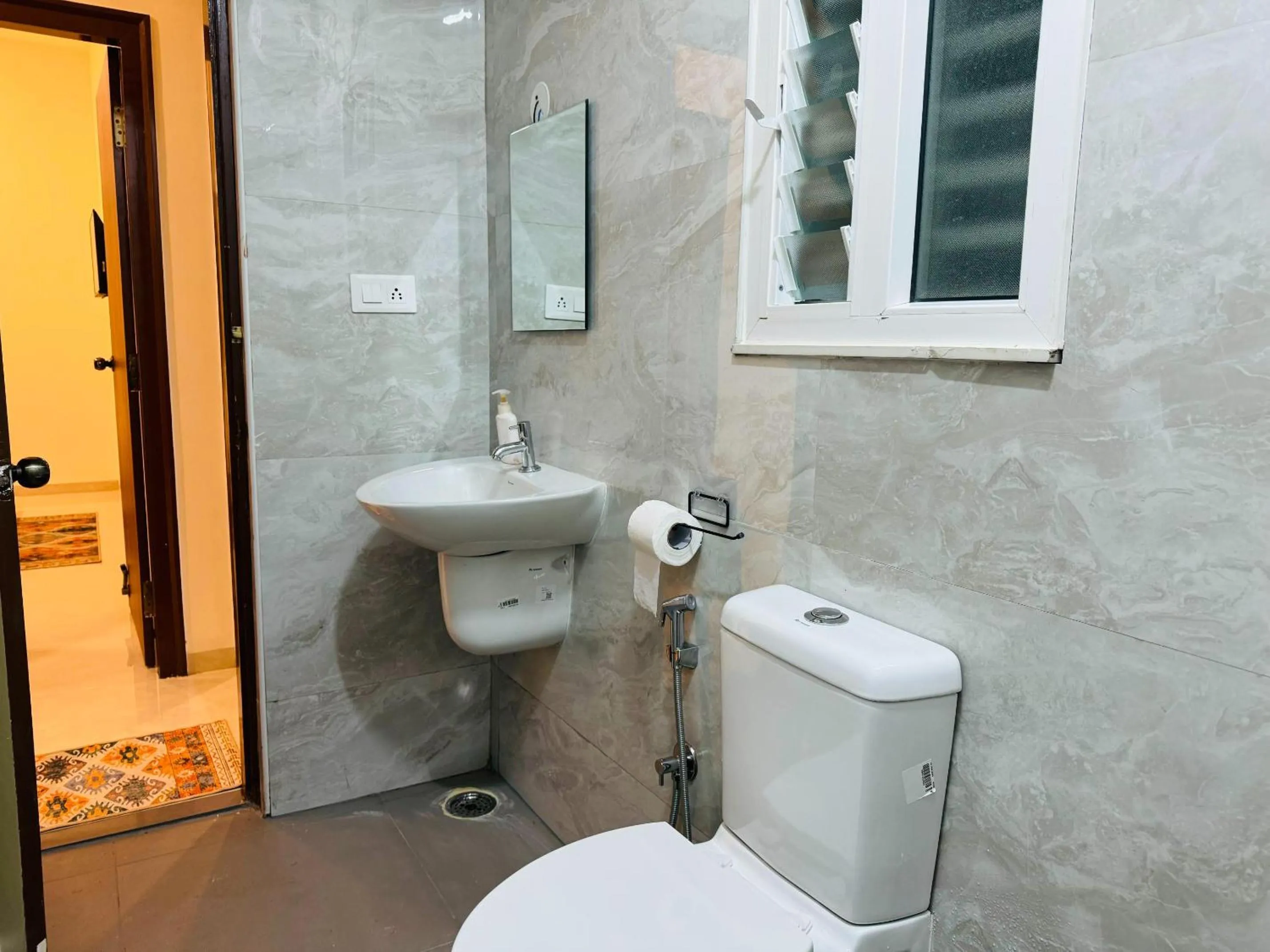 Bathroom in Olive Serviced Apartments HSR Layout
