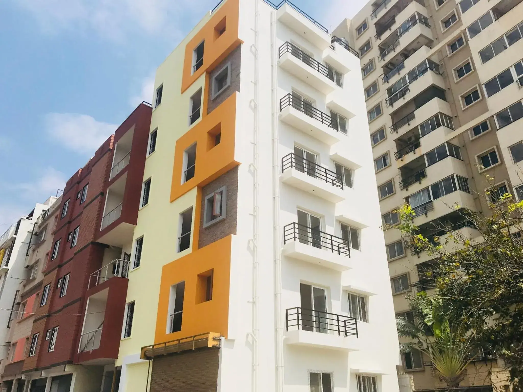 Facade/entrance in Olive Serviced Apartments HSR Layout Facade/entrance in Olive Serviced Apartments HSR Layout