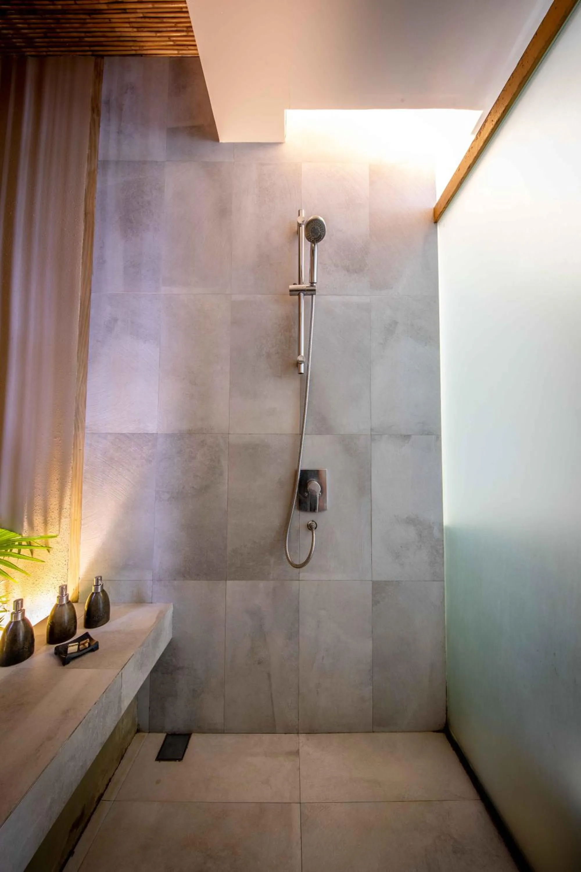 Shower in Maremegmeg Beach Club