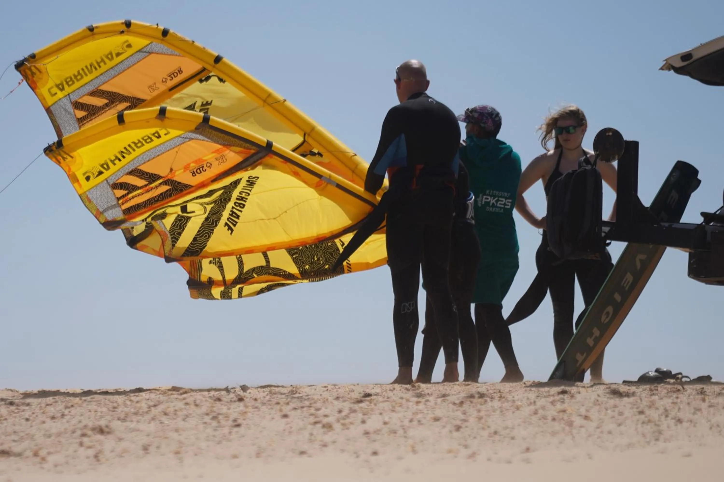 Day in North Lagoon Dakhla Kitesurf Spot