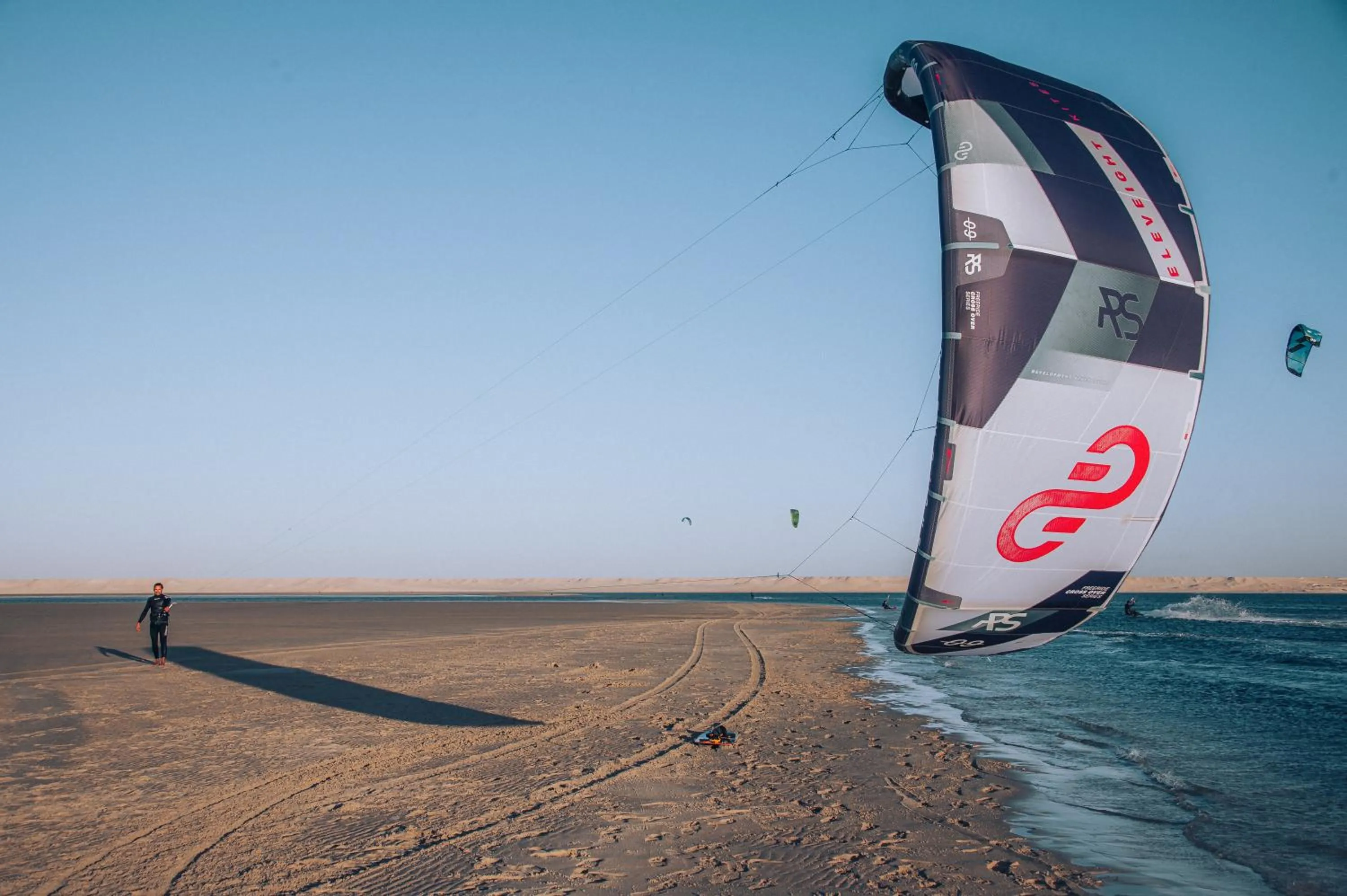 Day in North Lagoon Dakhla Kitesurf Spot