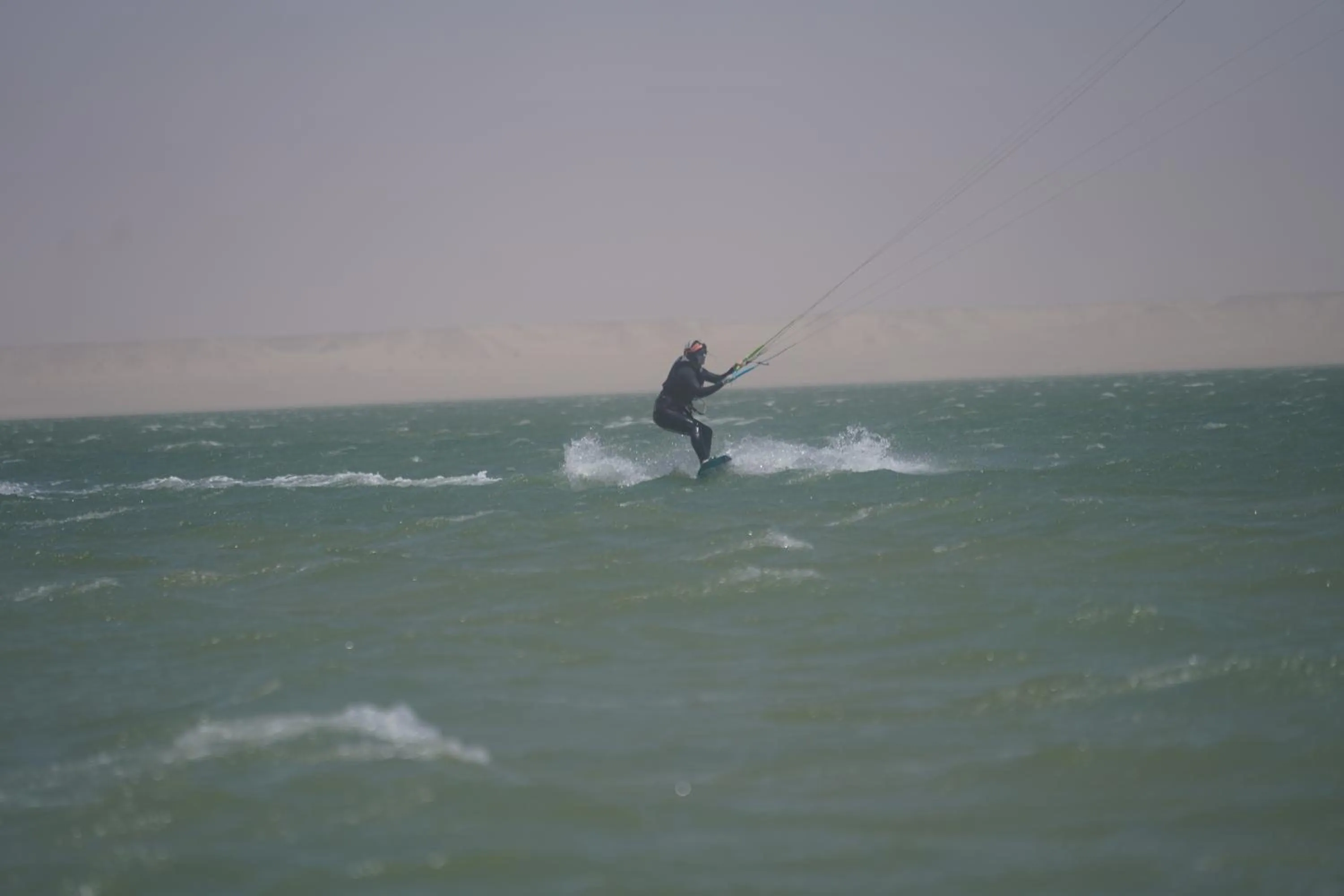 People in North Lagoon Dakhla Kitesurf Spot