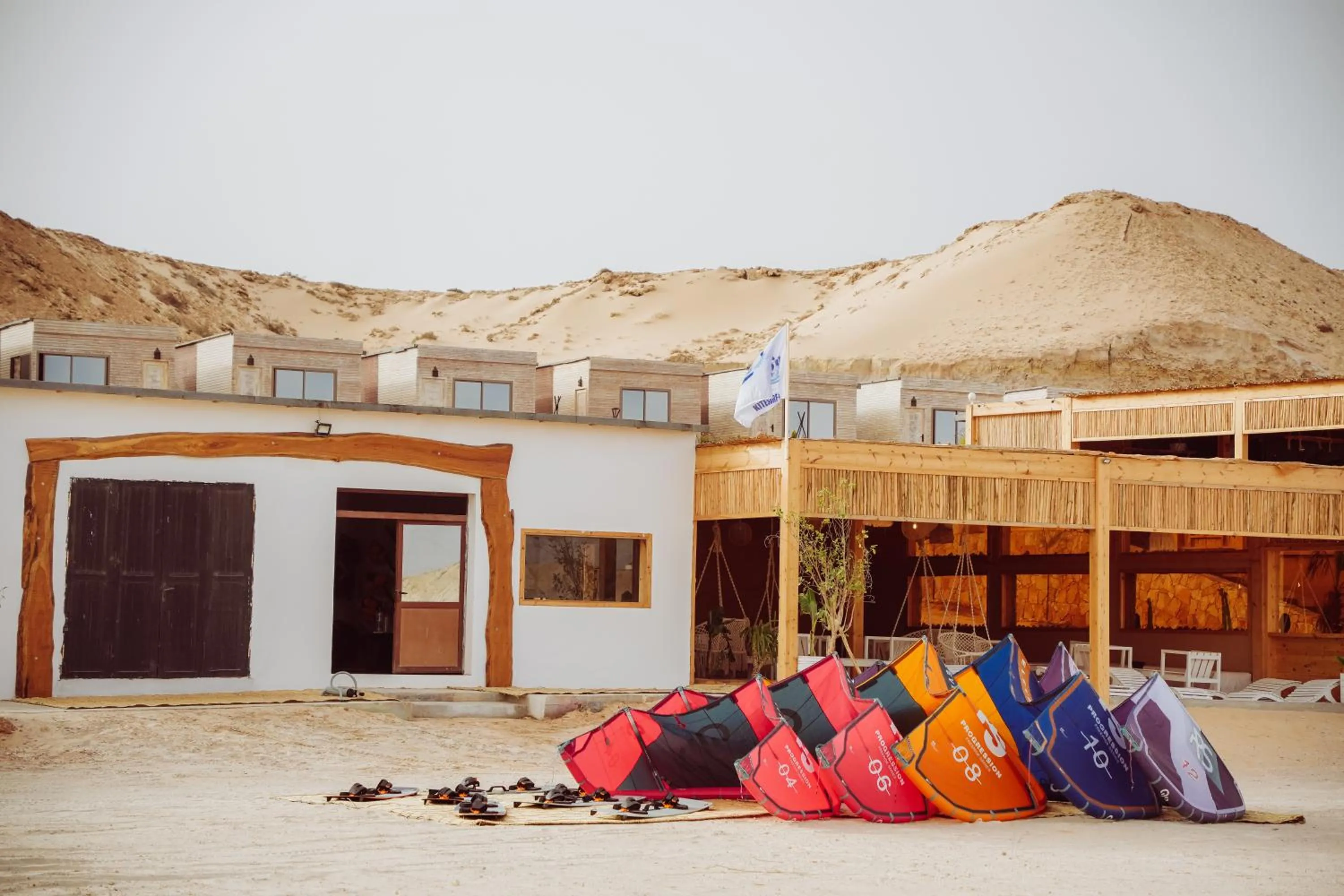 Day in North Lagoon Dakhla Kitesurf Spot