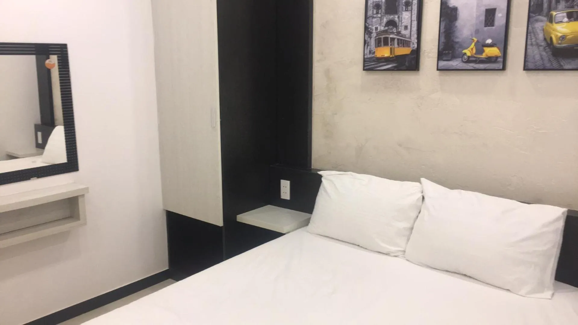 Bed in Apartments Sea View