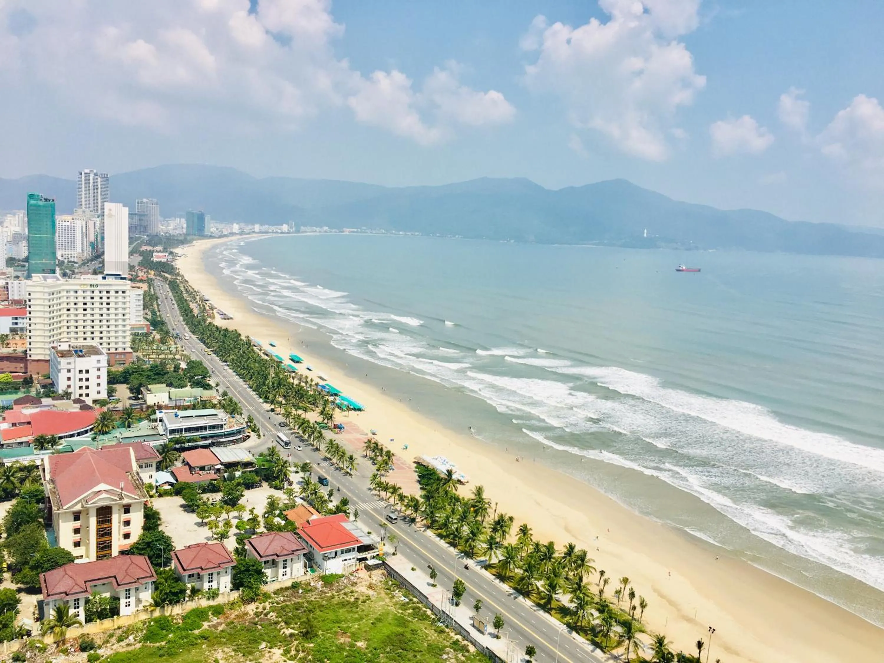 Beach in Apartments Sea View