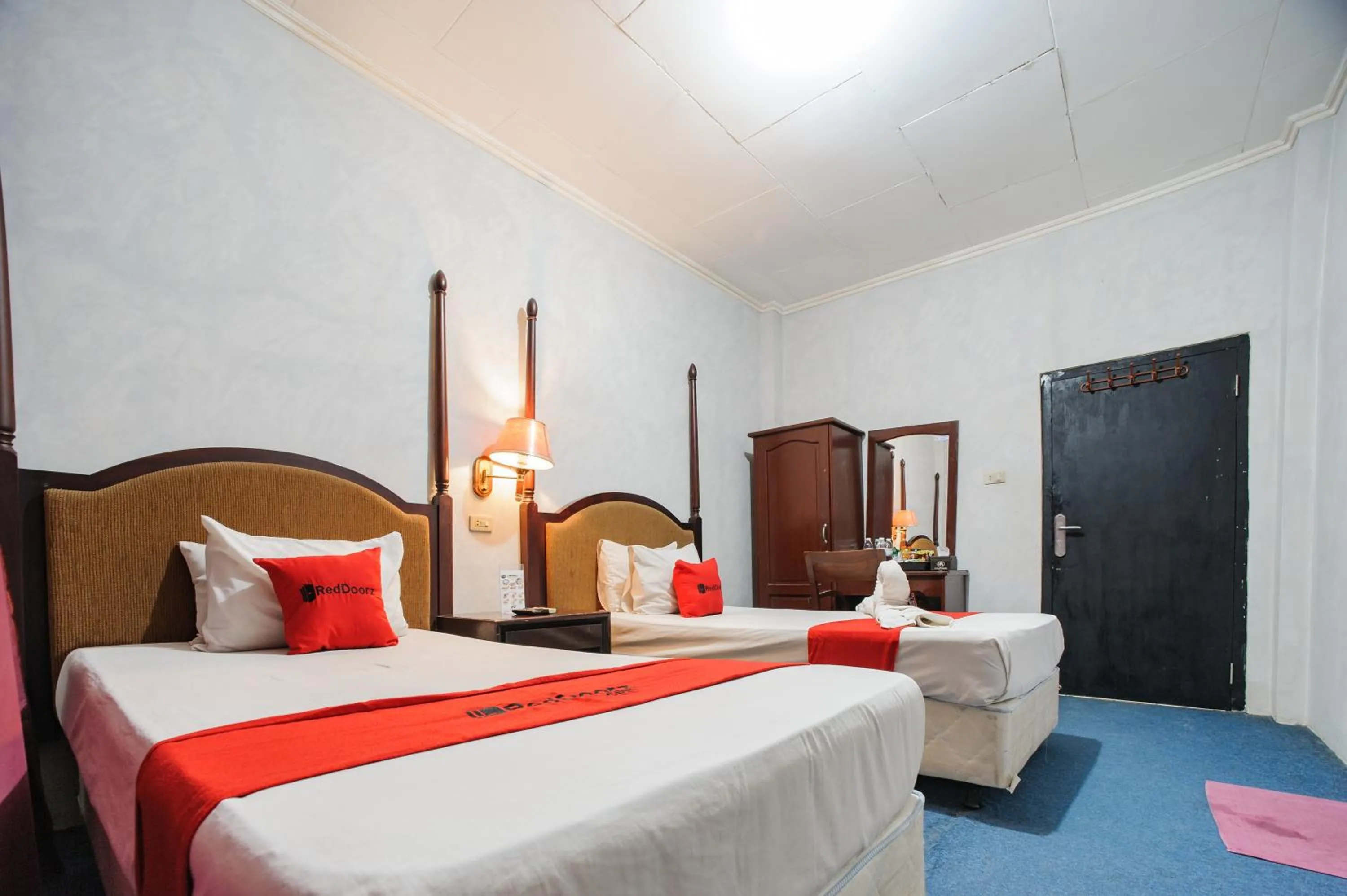 Bedroom, Bed in RedDoorz Plus @ Jalan Raden Intan Lampung