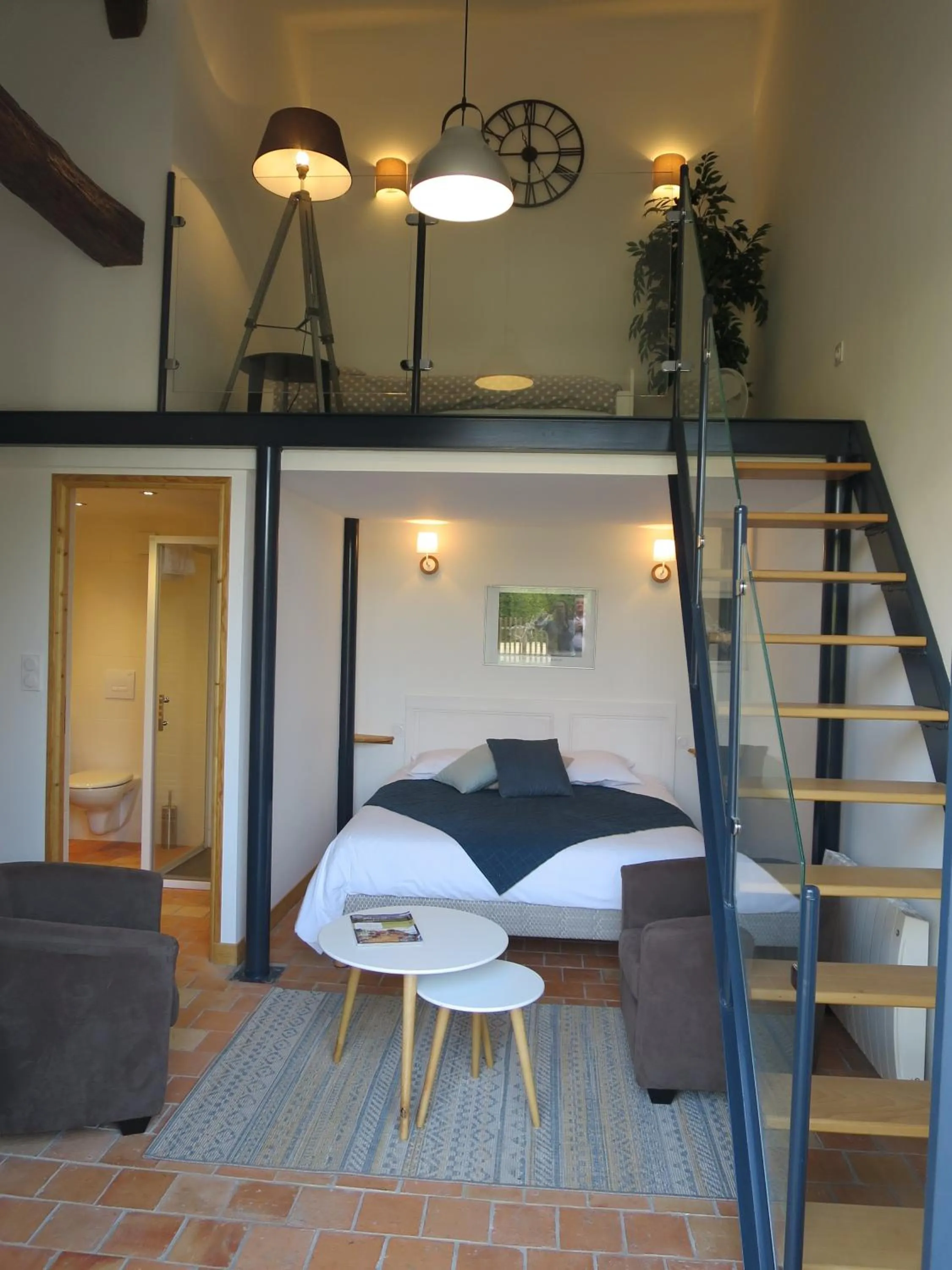 Bed in Chambre D' Hôtes La Lucasserie