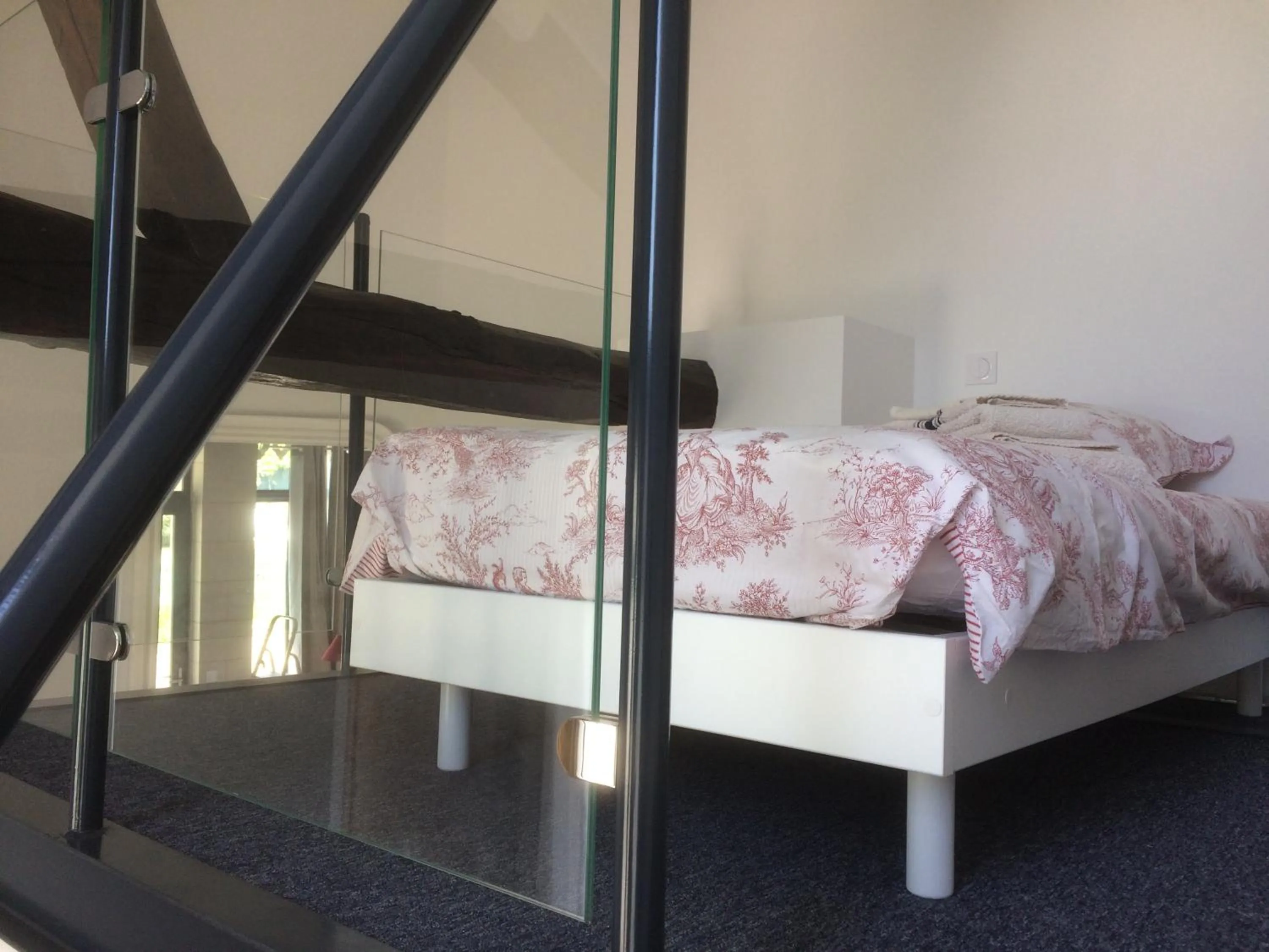 Bed in Chambre D' Hôtes La Lucasserie