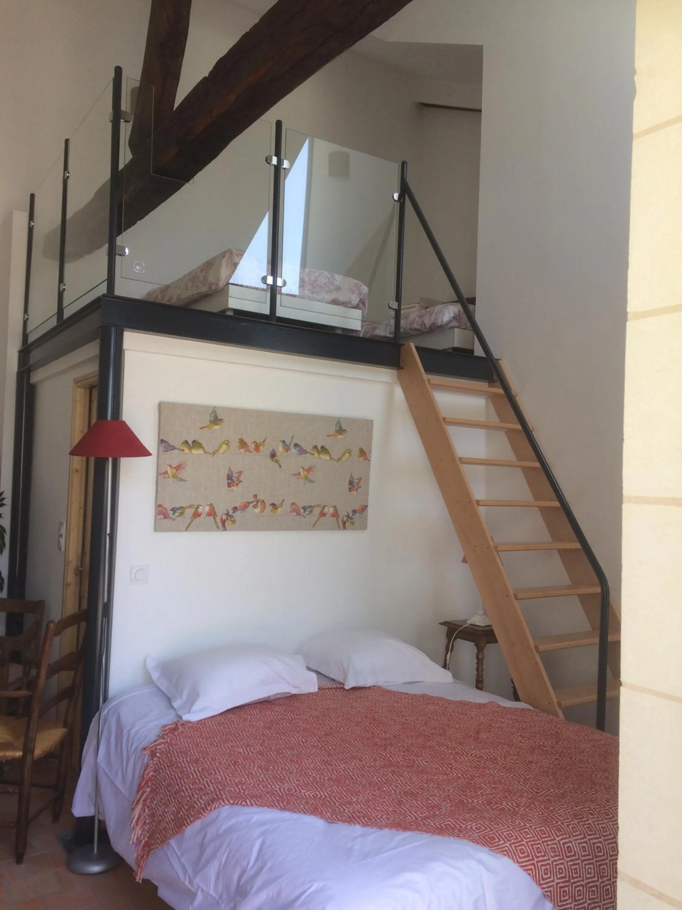 Bed in Chambre D' Hôtes La Lucasserie