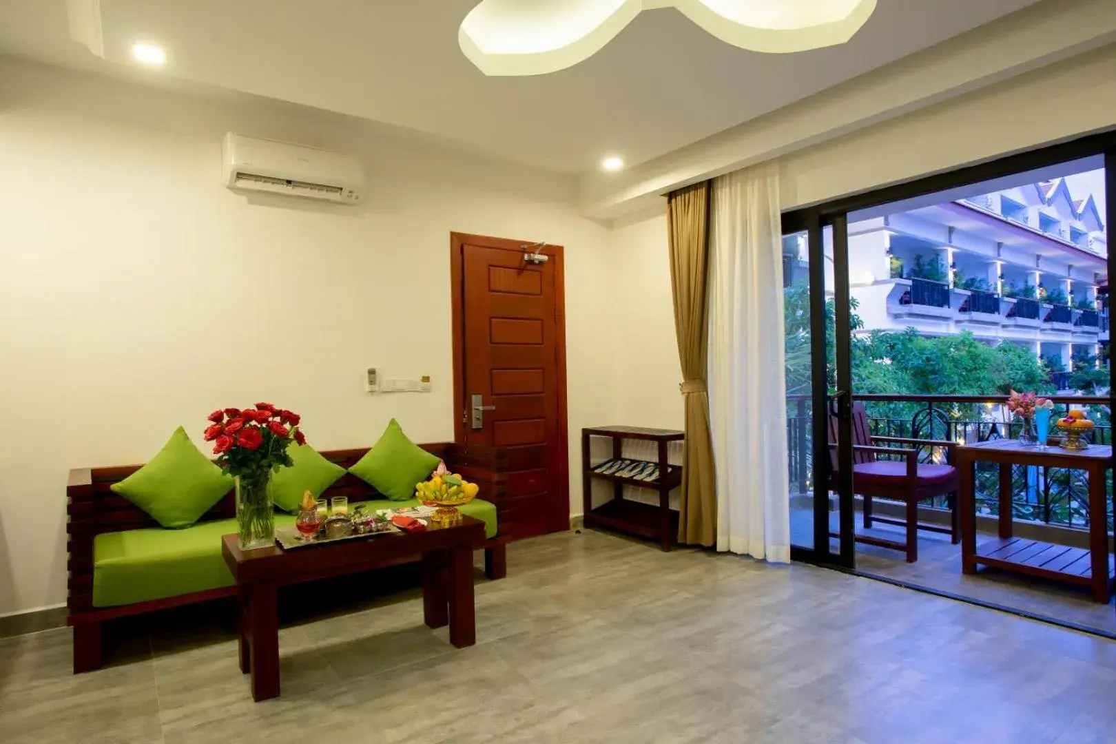 Living room in Khmer Mansion Residence Living room in Khmer Mansion Residence