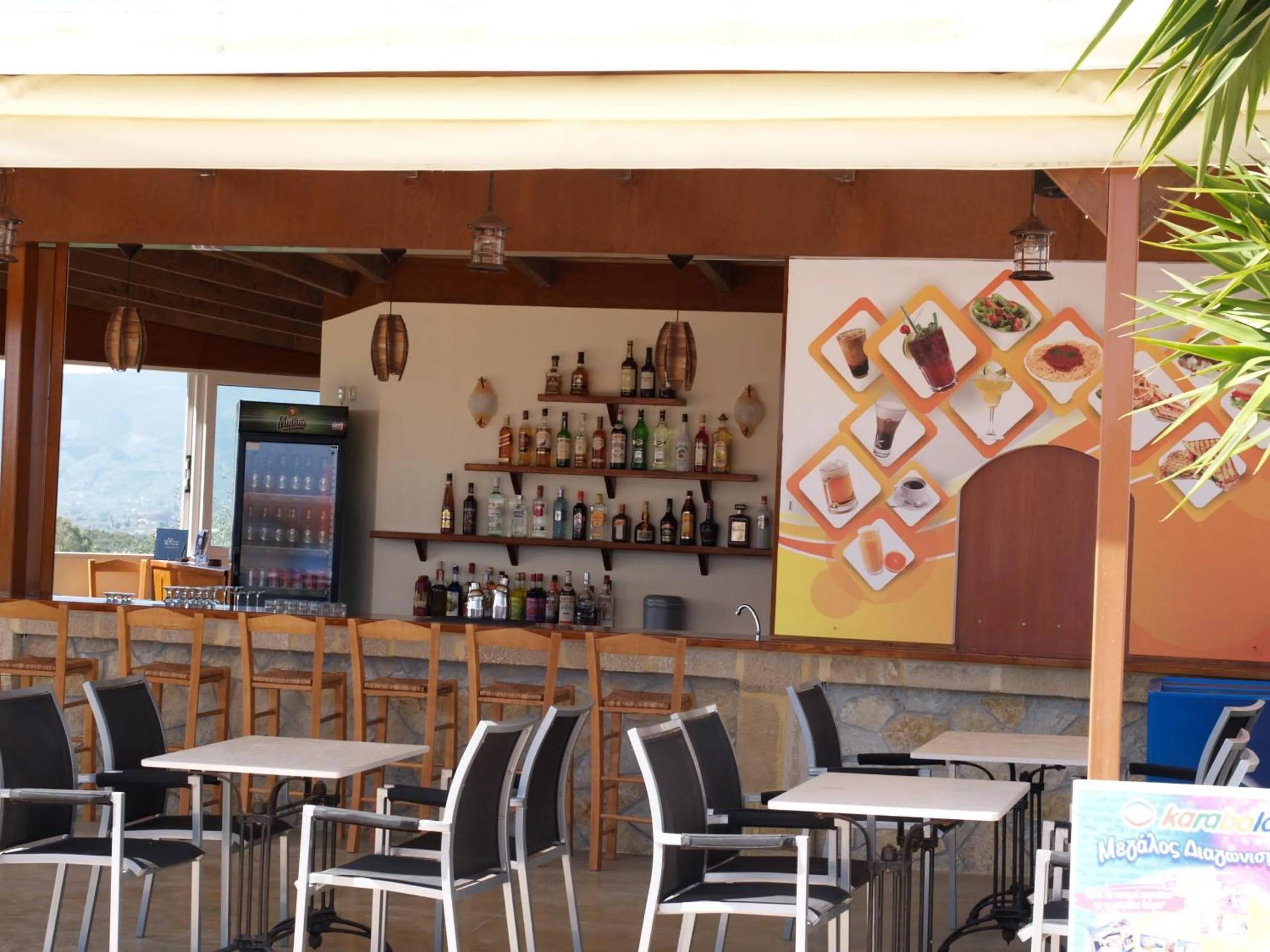 Patio in Zante View Studios & Villas