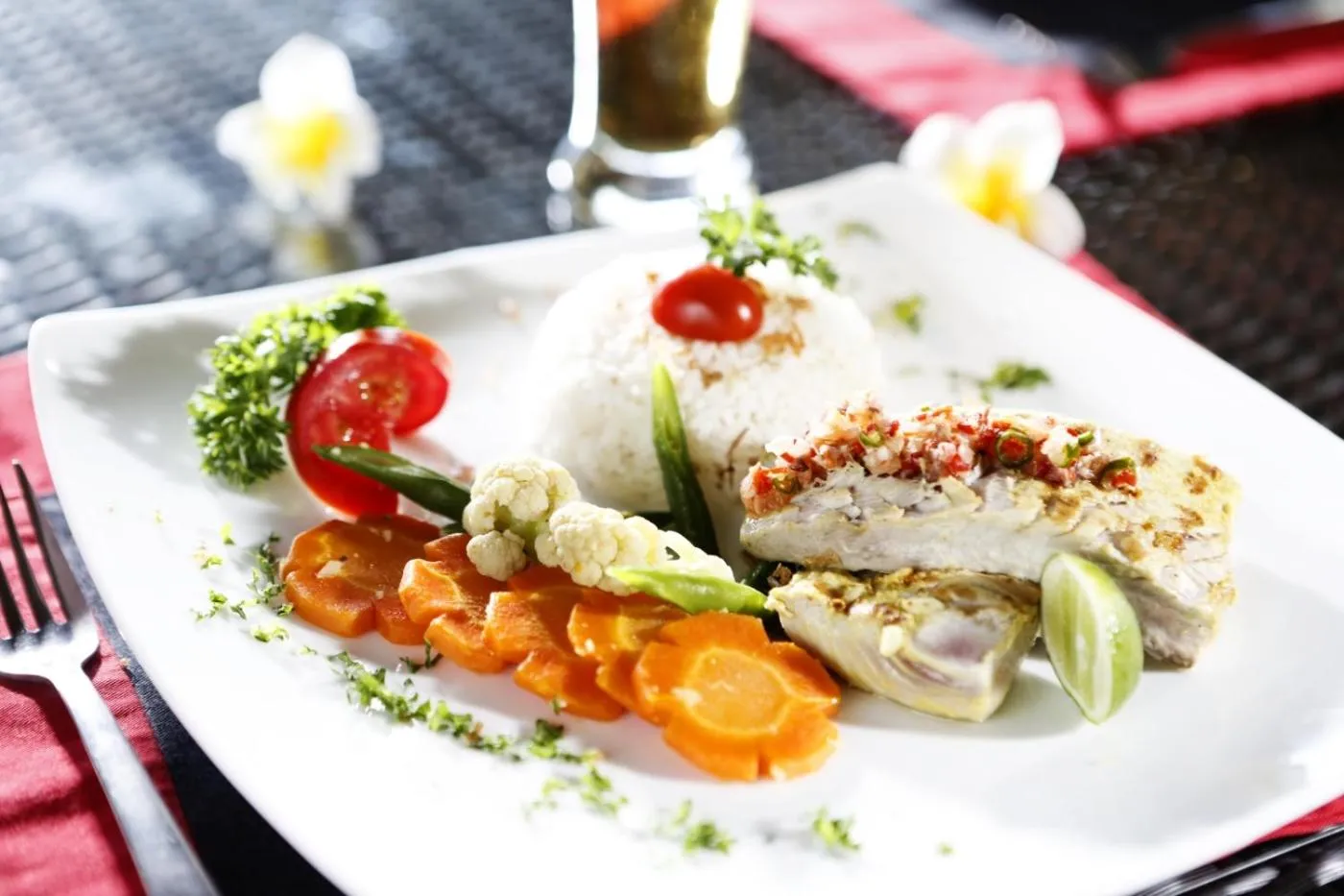 Restaurant/places to eat in Teluk Karang Dive & Spa Resort