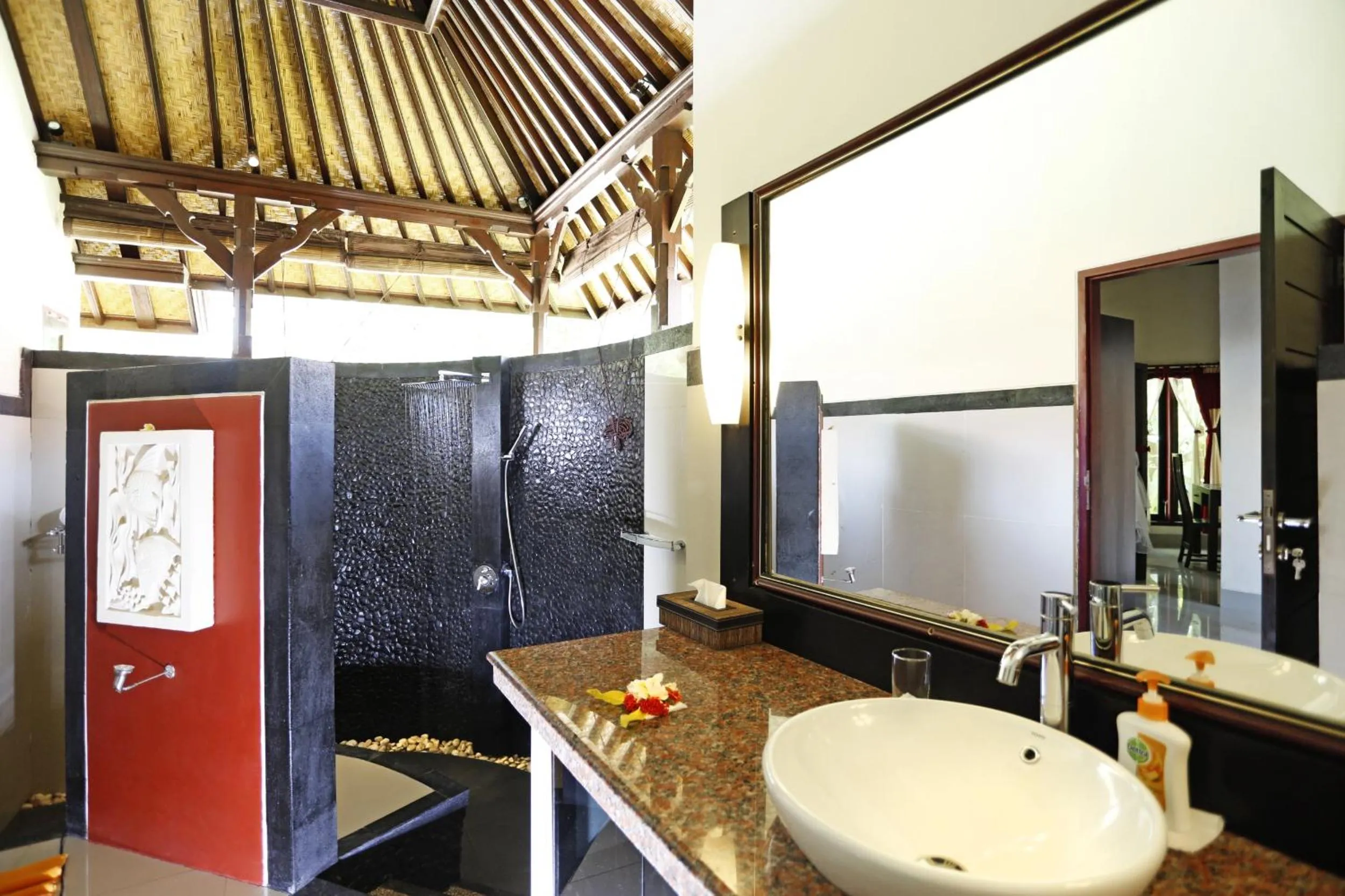 Bathroom in Teluk Karang Dive & Spa Resort