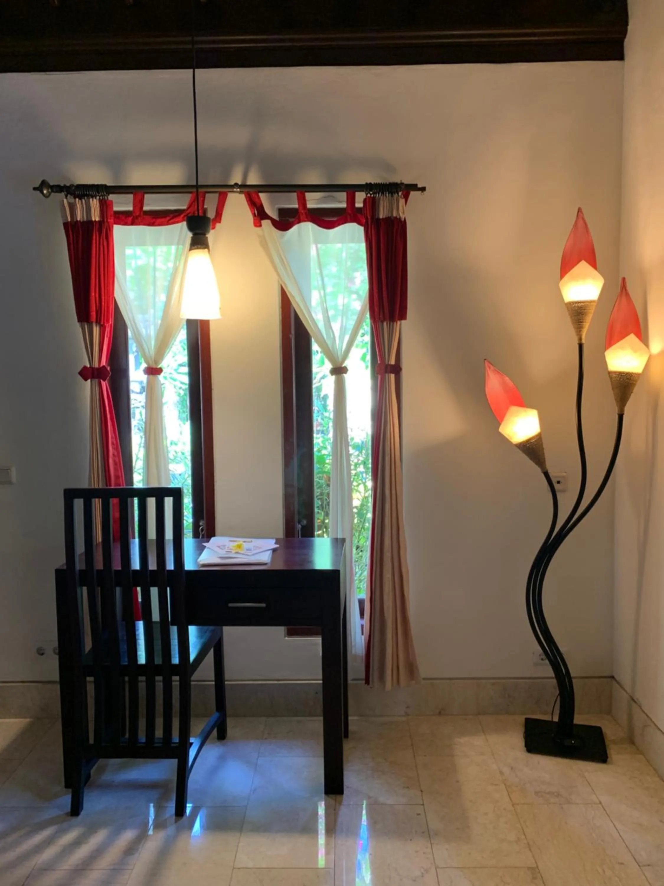 Seating area in Teluk Karang Dive & Spa Resort