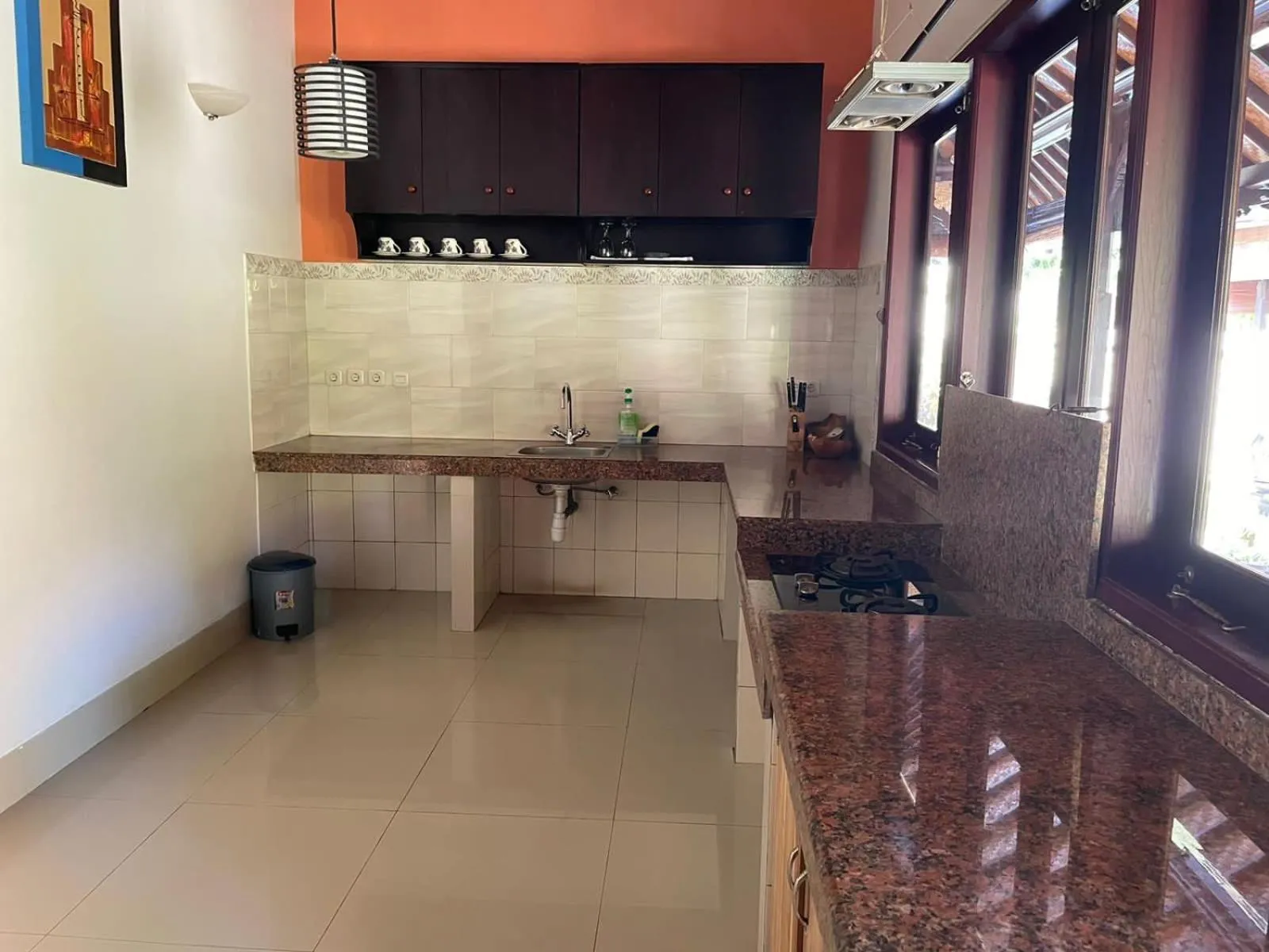Kitchen or kitchenette in Teluk Karang Dive & Spa Resort