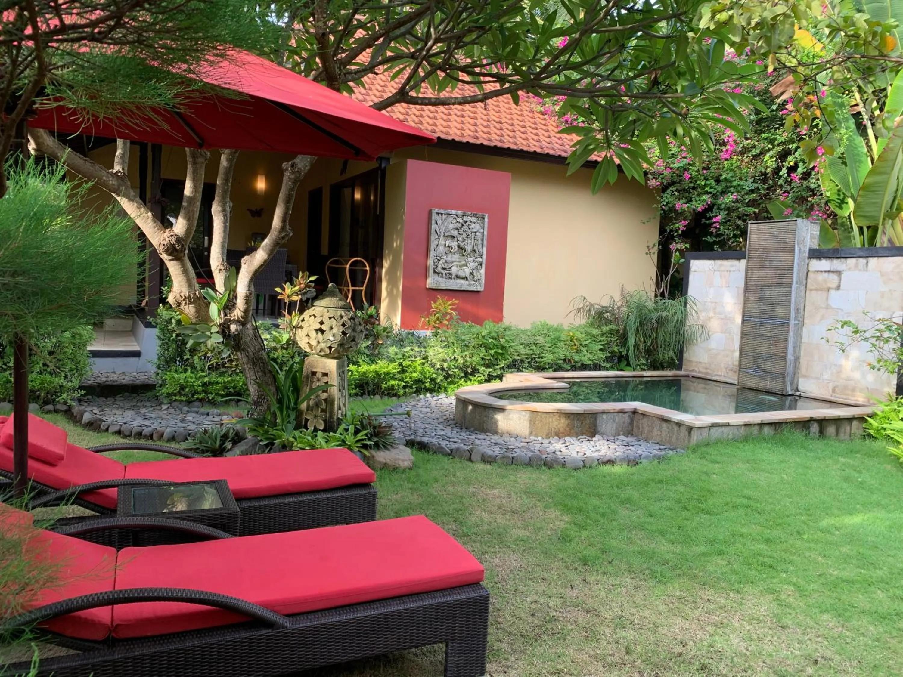 Pool view in Teluk Karang Dive & Spa Resort