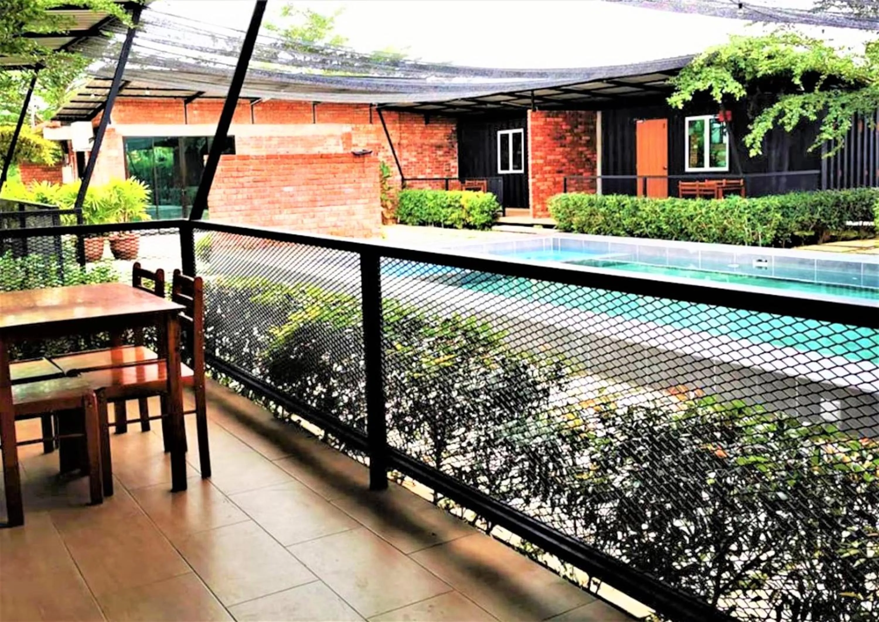 Balcony/Terrace in Petak Padin Cottage by The Pool, Kepala Batas Penang