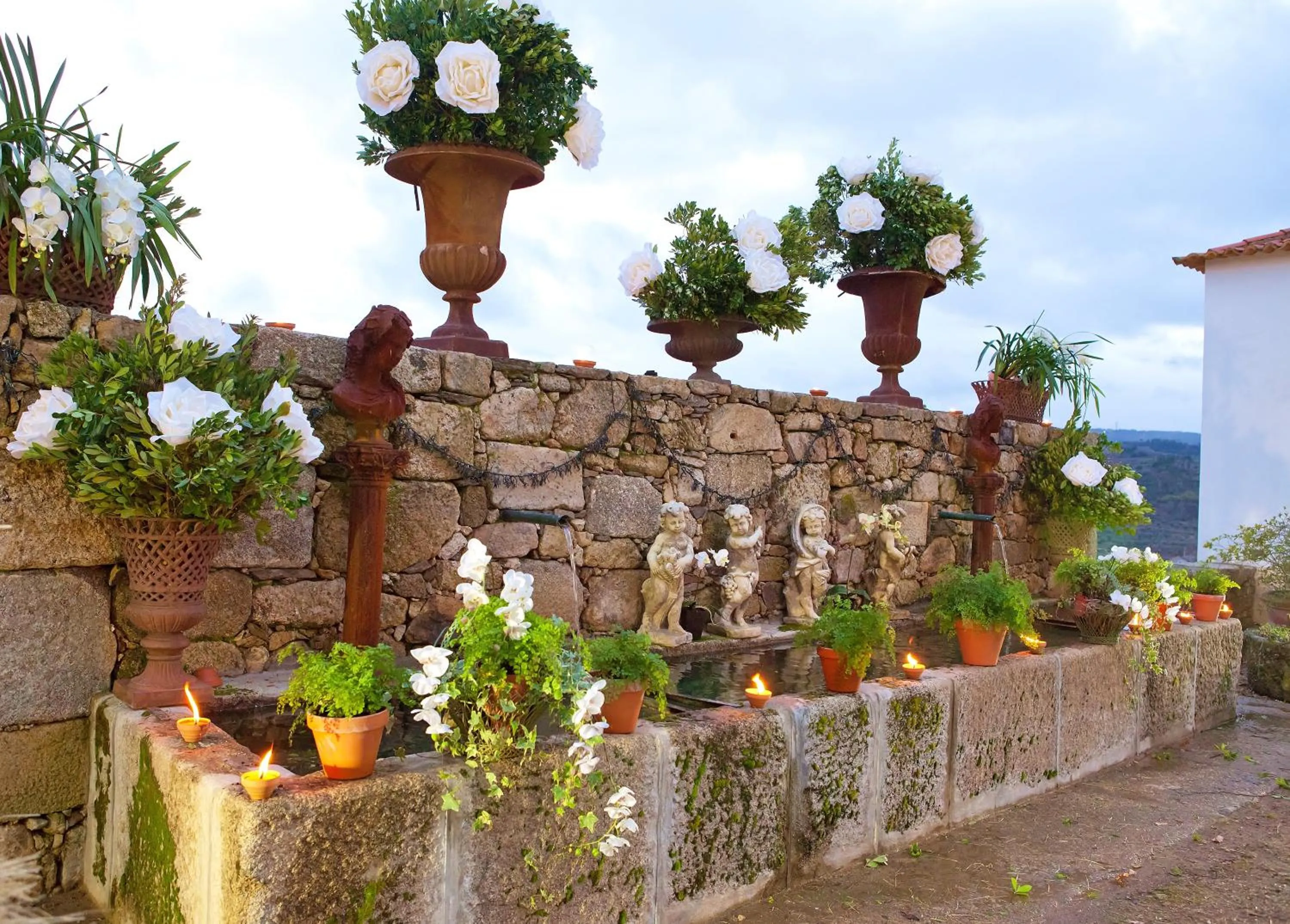 Patio in Hotel Rural Casa dos Viscondes da Varzea