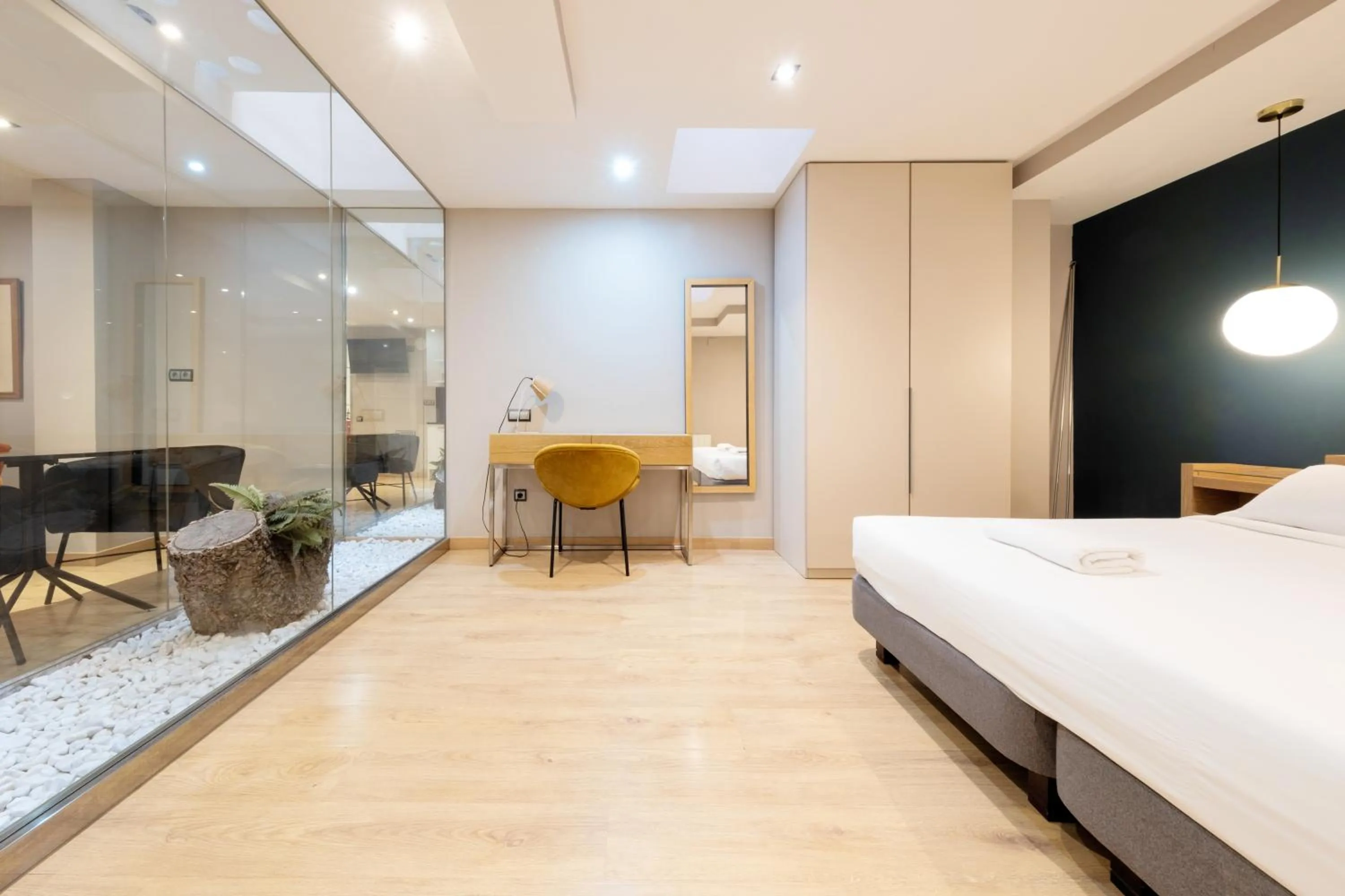 Bed in AinB Sagrada Familia Apartments