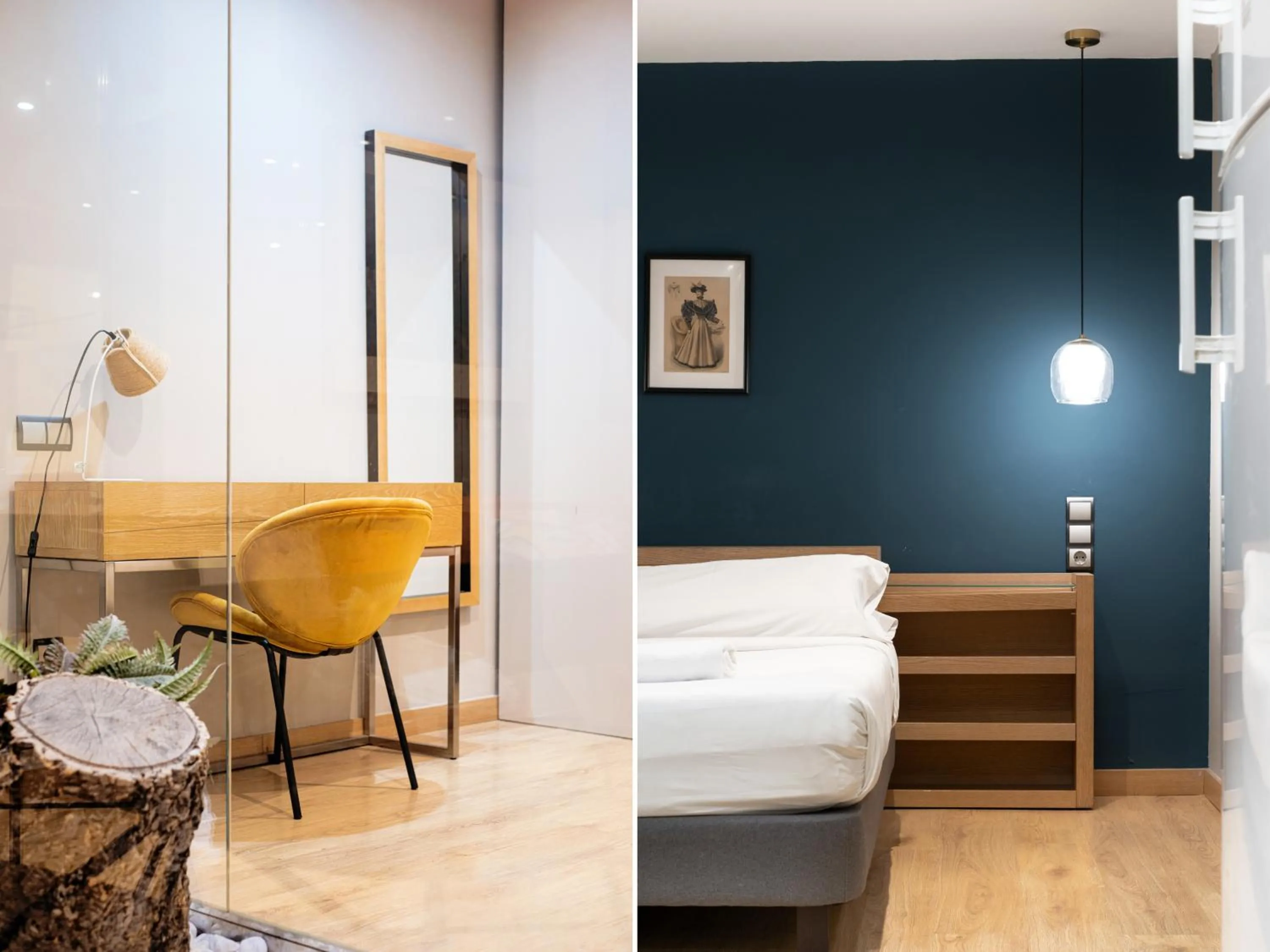 Bed in AinB Sagrada Familia Apartments