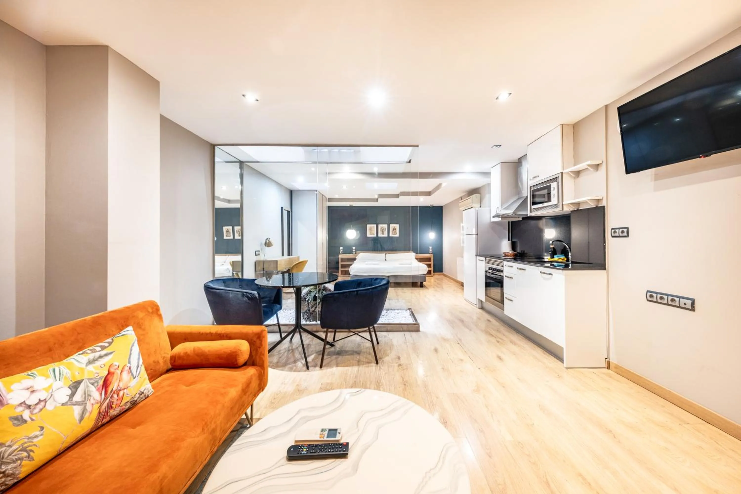 Living room in AinB Sagrada Familia Apartments