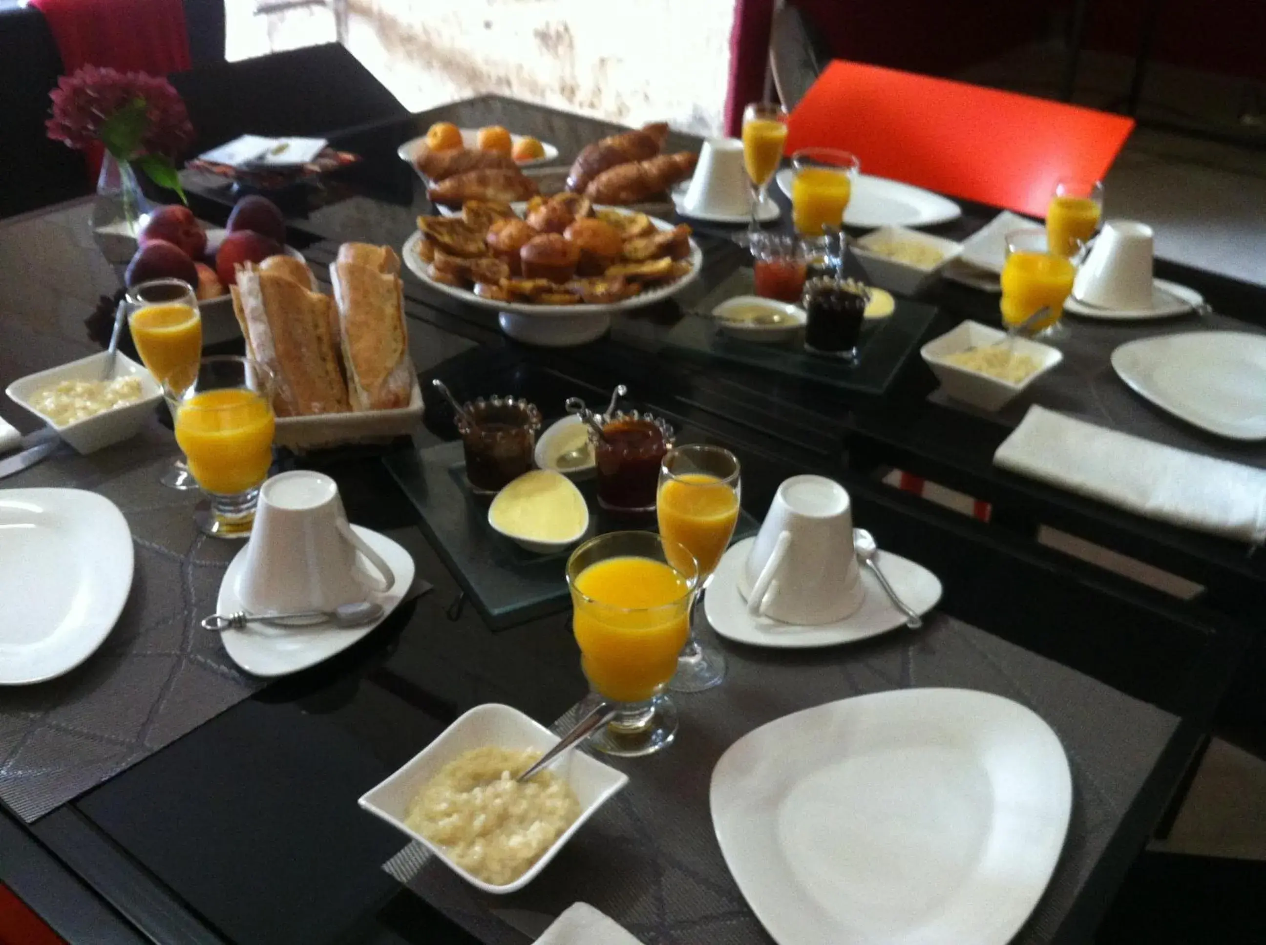 Food and drinks in Chateau La Mothe du Barry Food and drinks in Chateau La Mothe du Barry