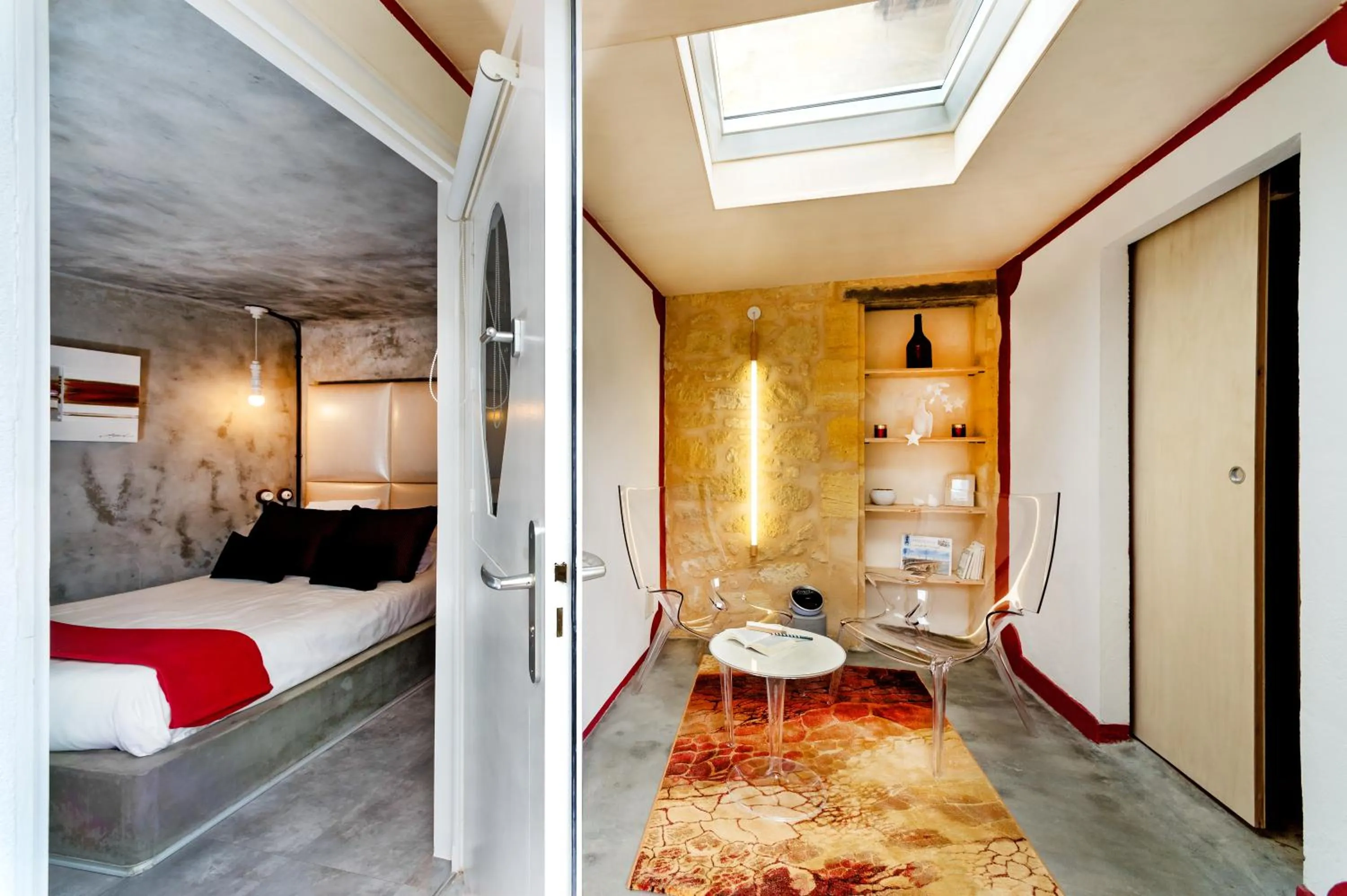 Living room in Chateau La Mothe du Barry