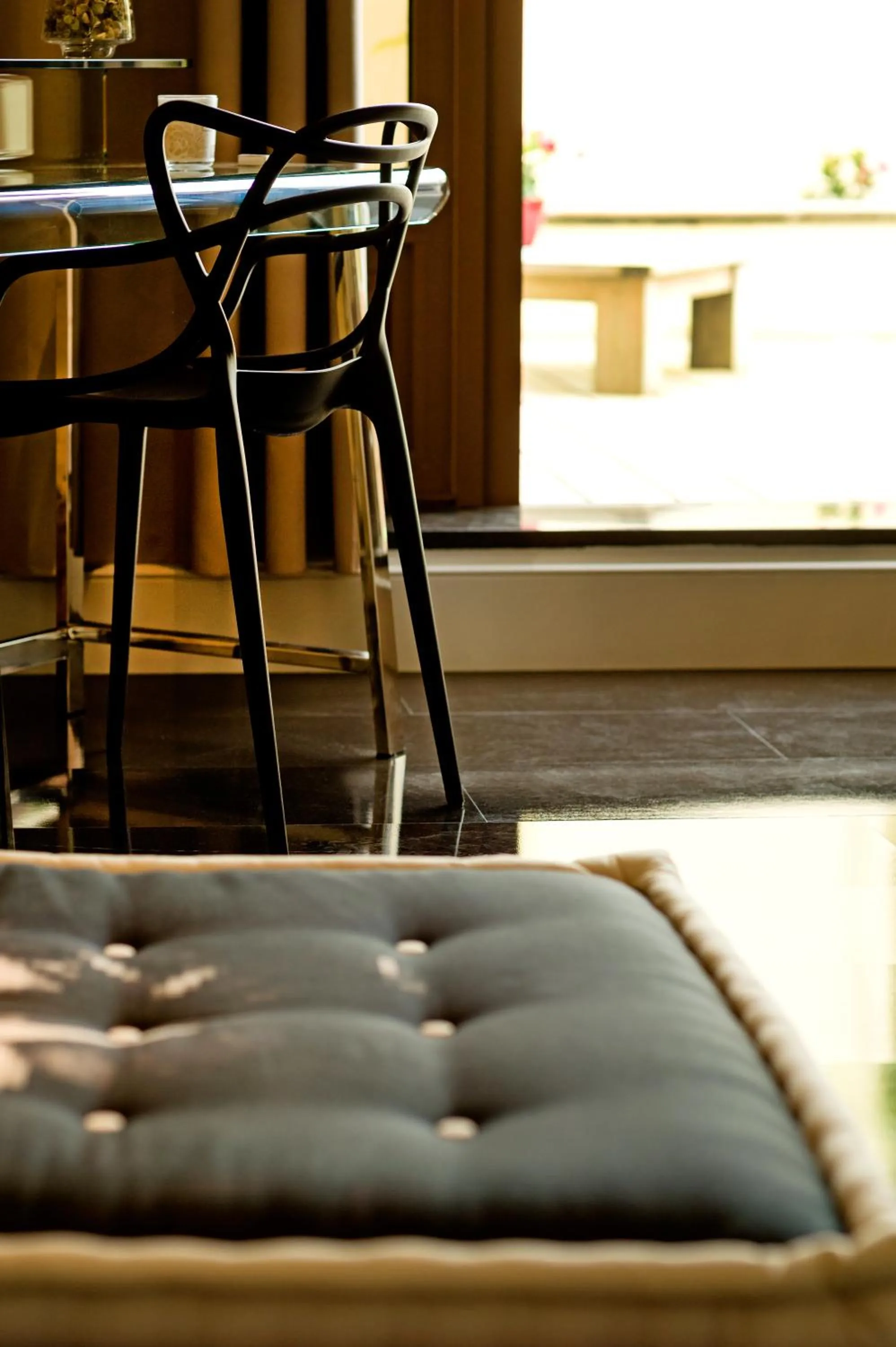 Decorative detail in Chateau La Mothe du Barry