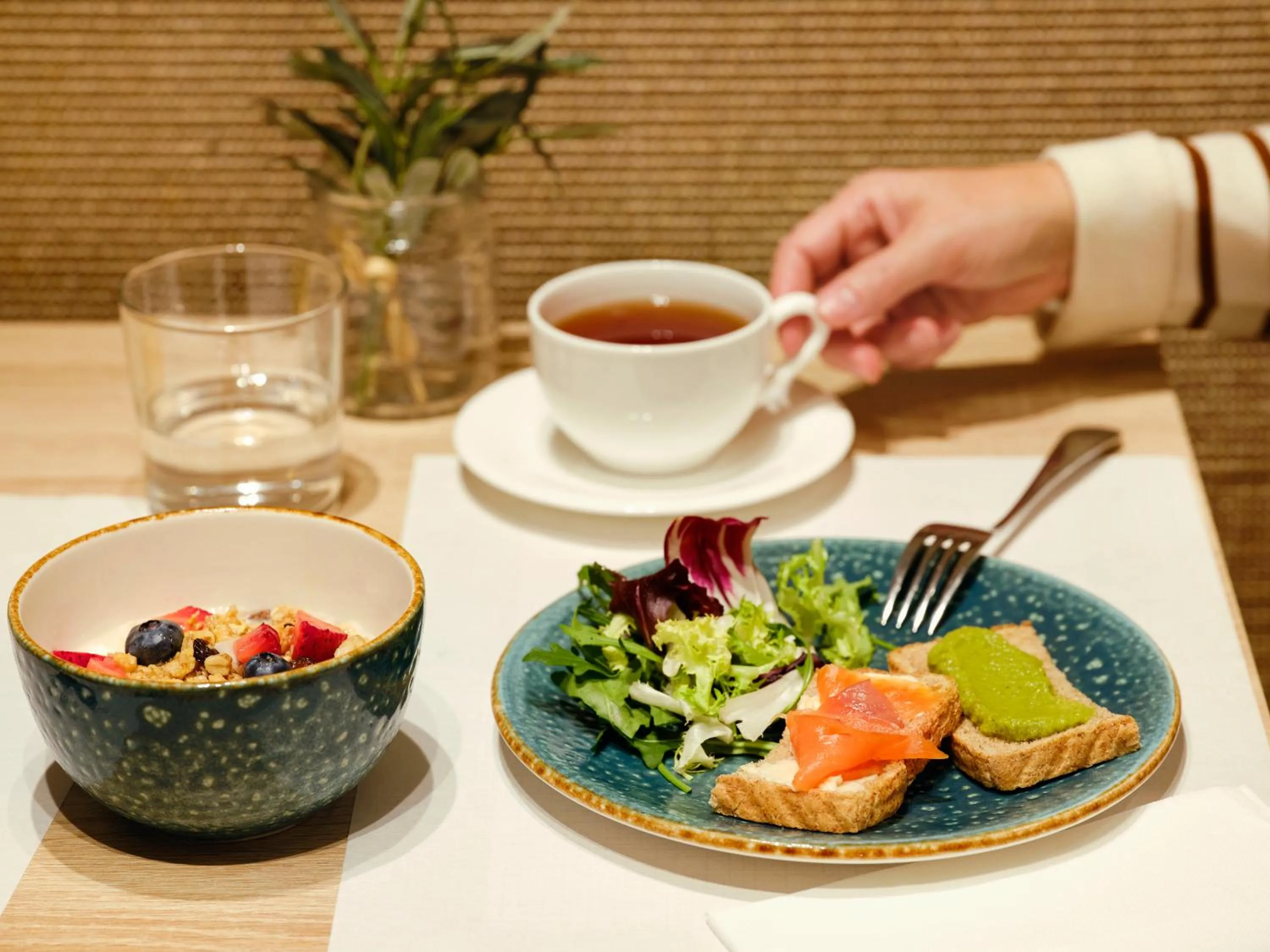 Buffet breakfast in Musik Boutique Hotel