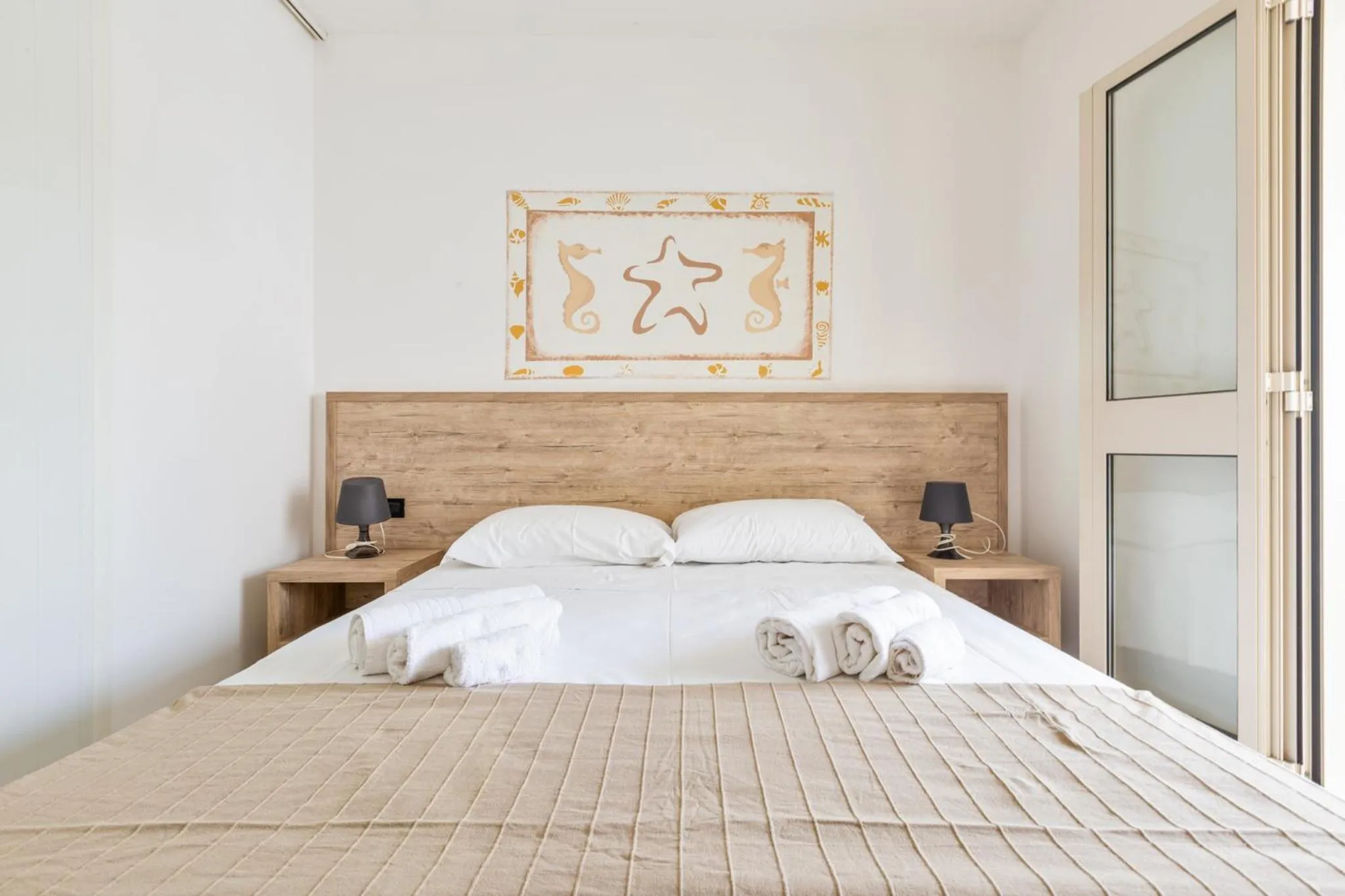 Bed in Hotel Residence Miramare