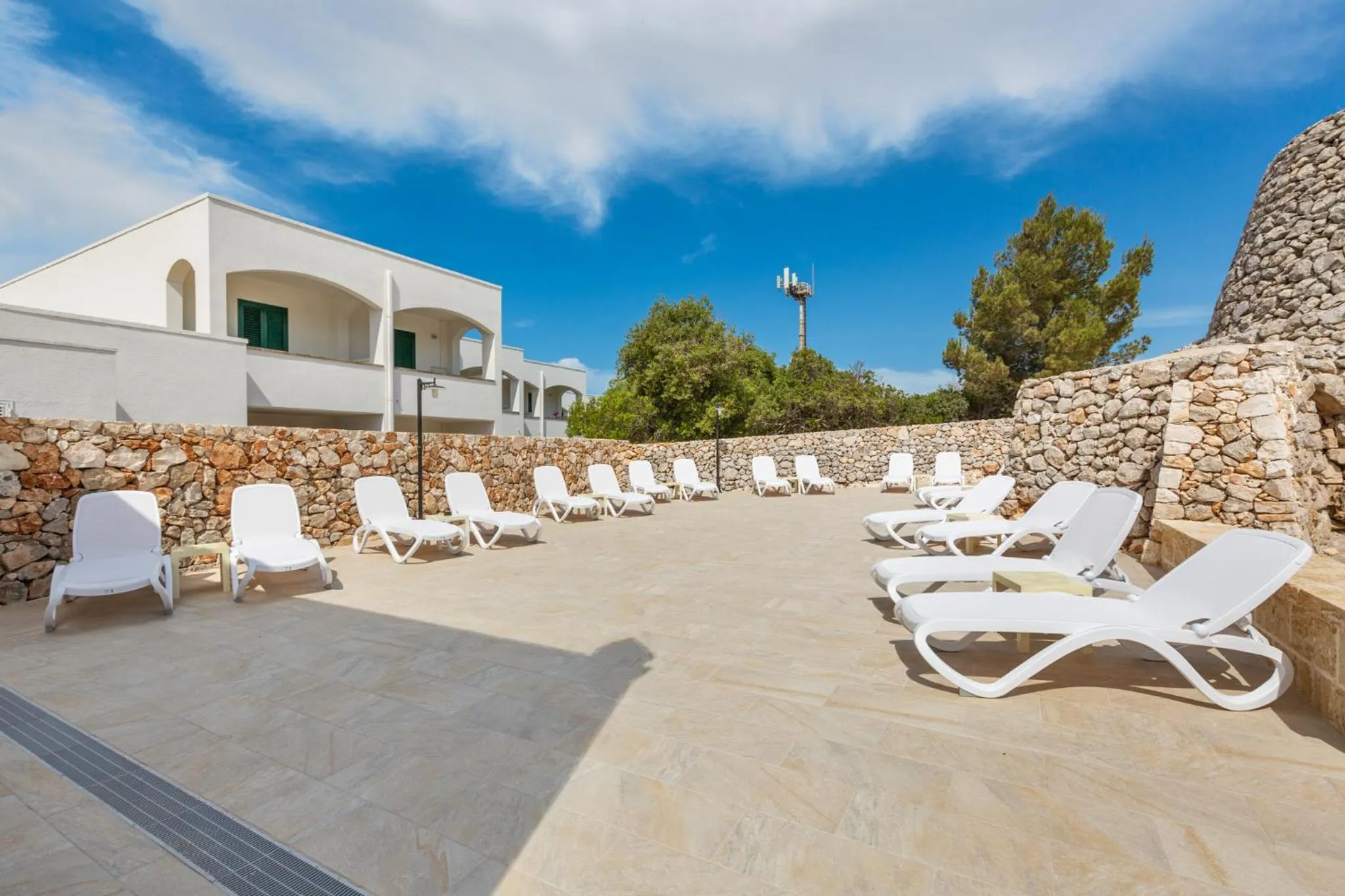 Patio in Hotel Residence Miramare