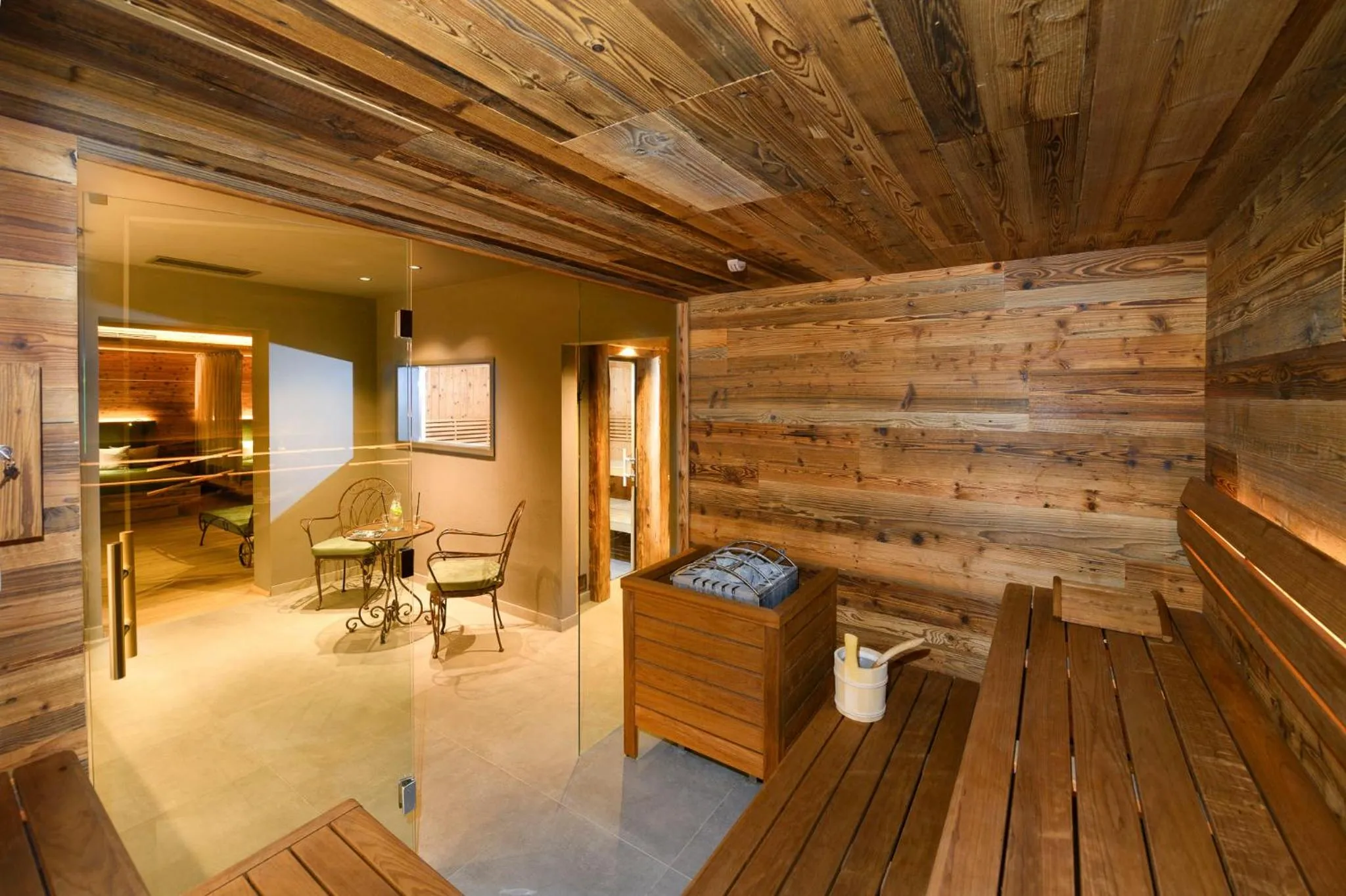 Sauna in Boutique Hundehotel Bergzeit